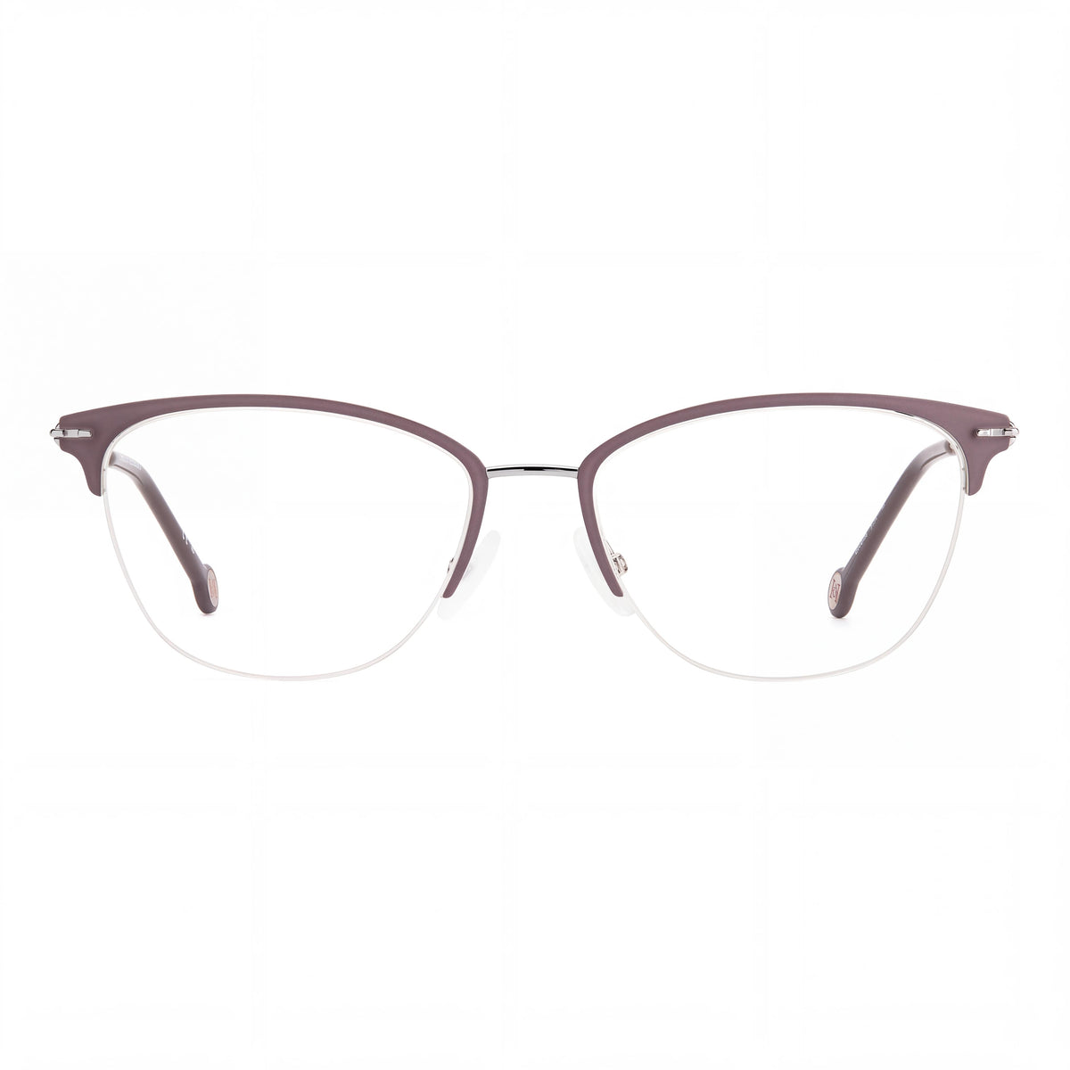 Carolina Herrera 106132 Men's Classic Alloy Steel Eyeglasses, Pall Lilacck Frame, 54mm, UV Protected, Non- Lenses, Photo 2