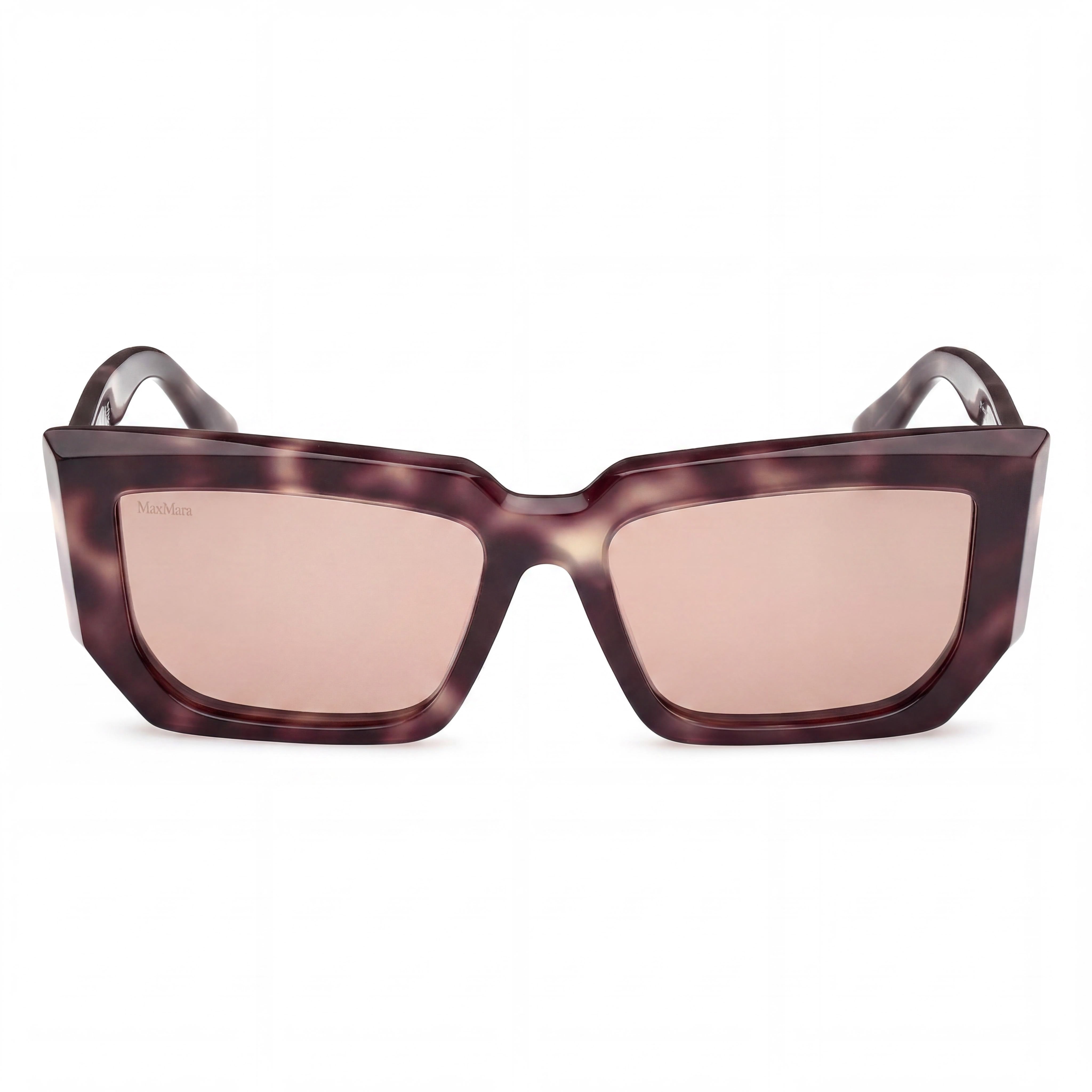 Gafas de sol MaxMara Modern para mujer, montura Havana oscura, lentes marrones, tamaño de lente de 54 mm, puente de 16 mm, patillas de 140 mm, Photo 2