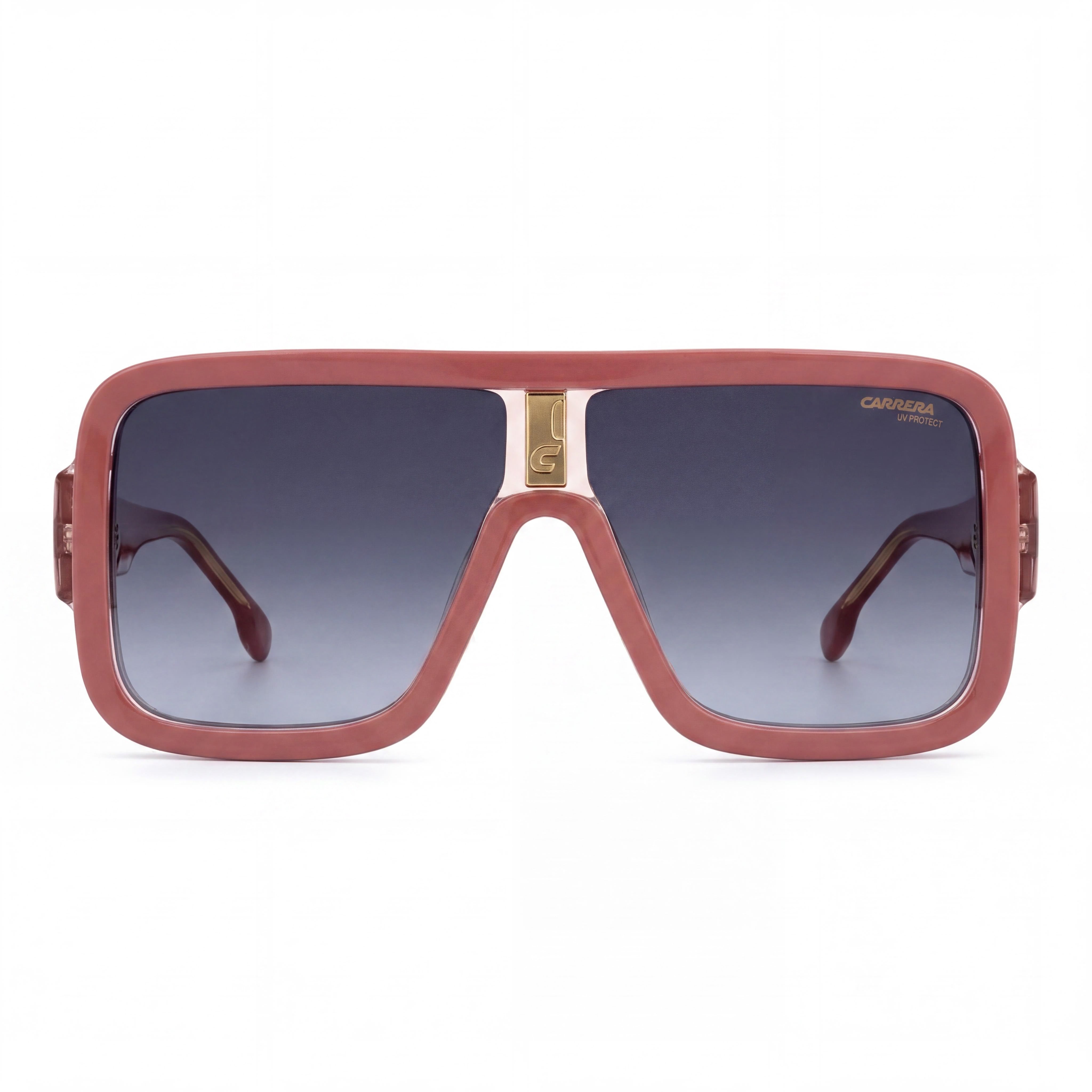 Gafas de sol Carrera Flaglab 14 para hombre, acetato, rosa, beige, gris oscuro, sombreado, policarbonato, no polarizadas, protección UV, 62 mm, Photo 2