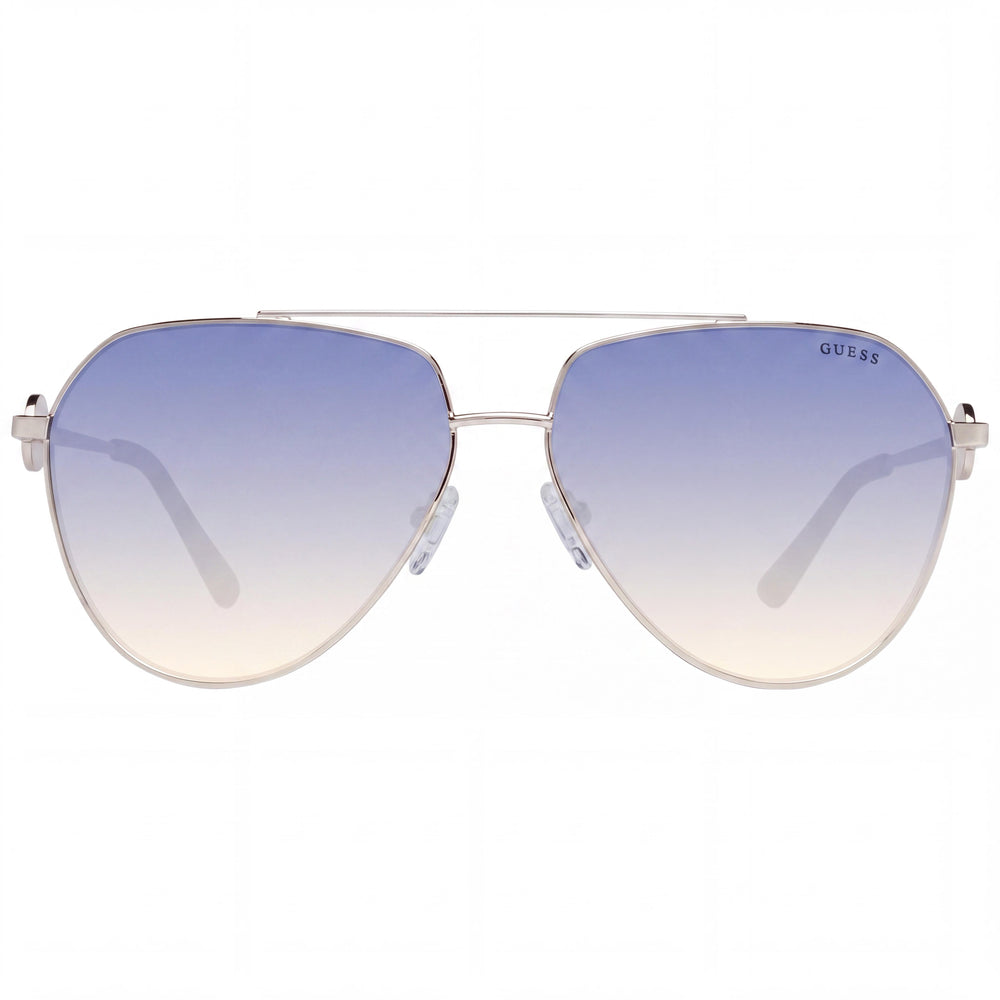 GUESS Classic Unisex Bluetooth Polycarbonate Multi-coloured Sunglasses, Blue Gradient Lens, 62mm, 100% UV Protection