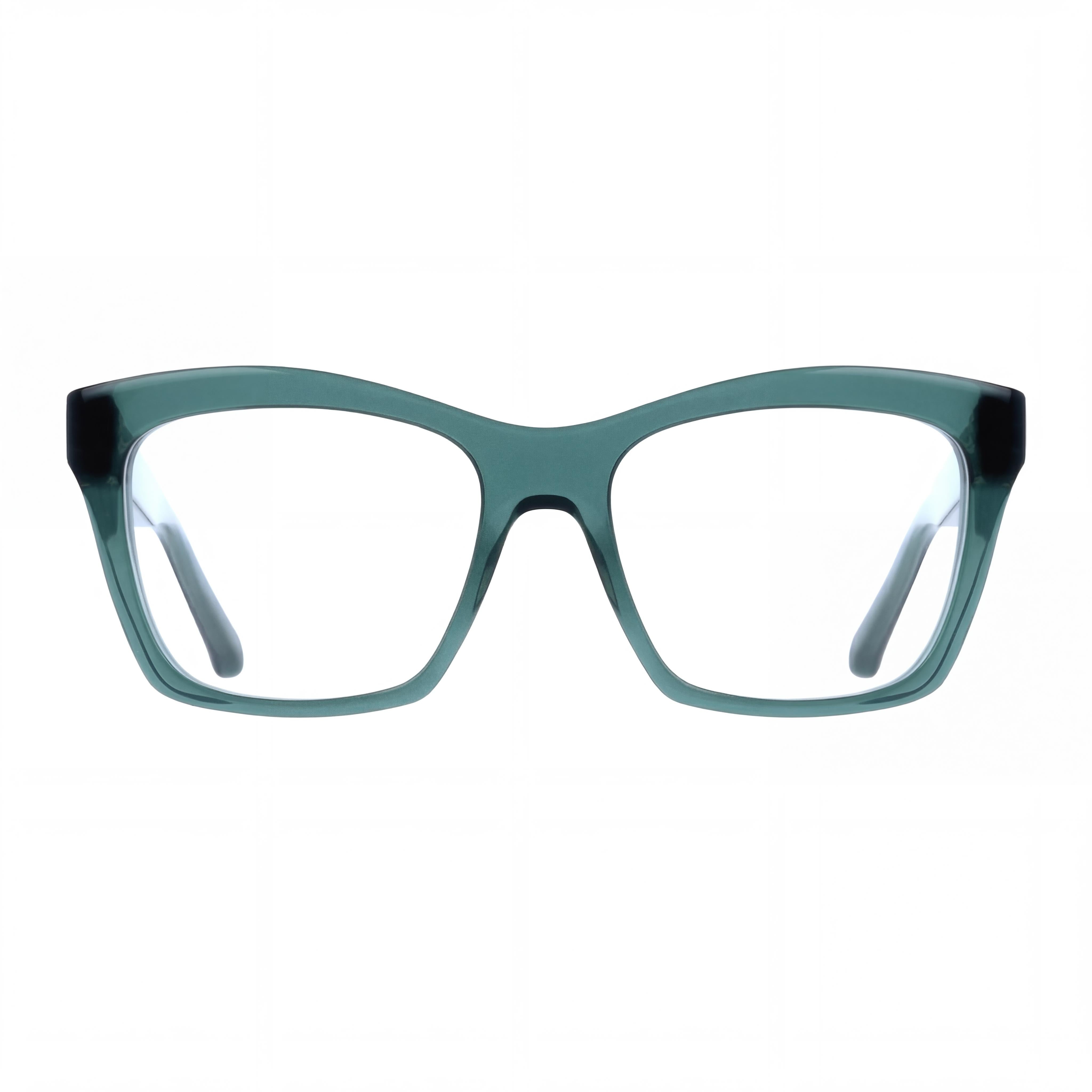Gafas Ferragamo Sf3022 para hombre, montura de acetato transparente color caqui, lente de 53 mm, puente de 17 mm, patilla de 140 mm, Photo 2