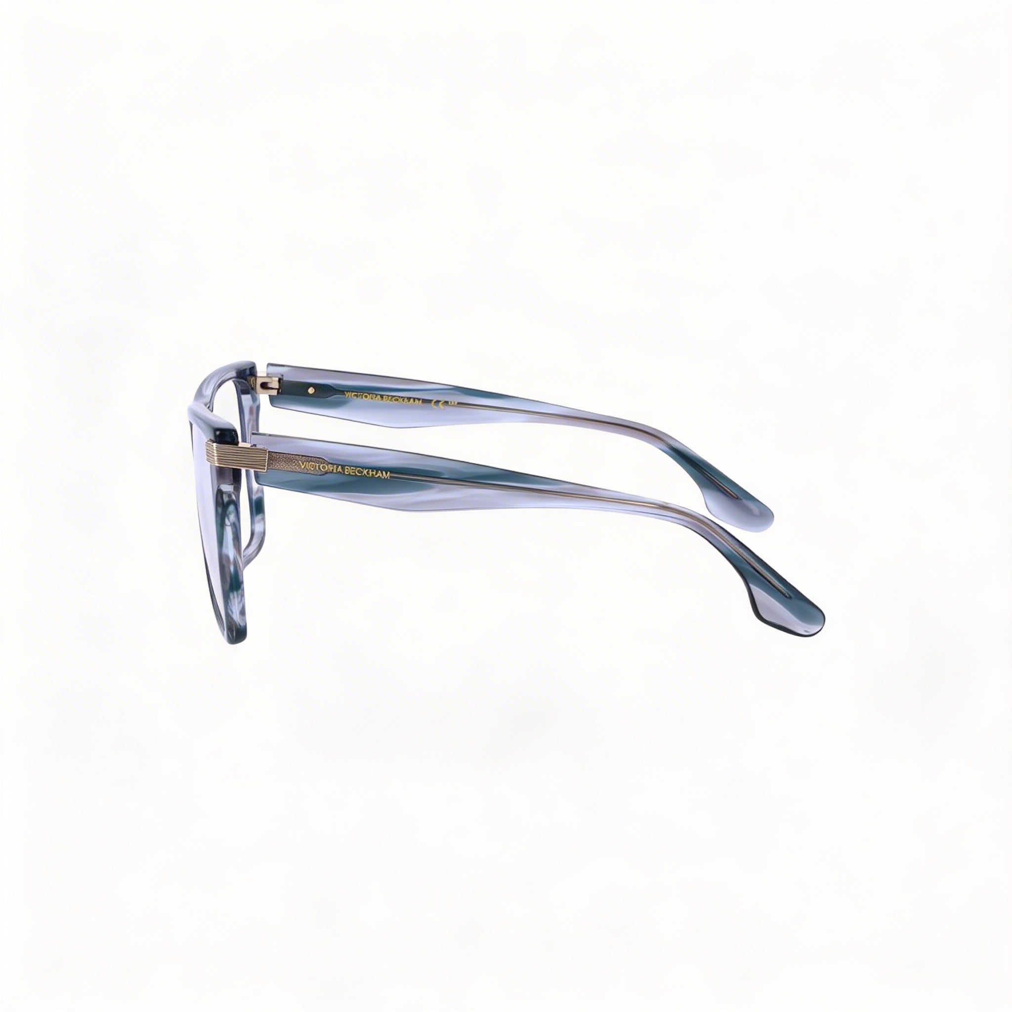 Victoria Beckham Vb2677 Women's Eyeglasses in Grey Horn, Lens Width 53mm, Bridge 15mm, Temple Length 140mm, Photo 3