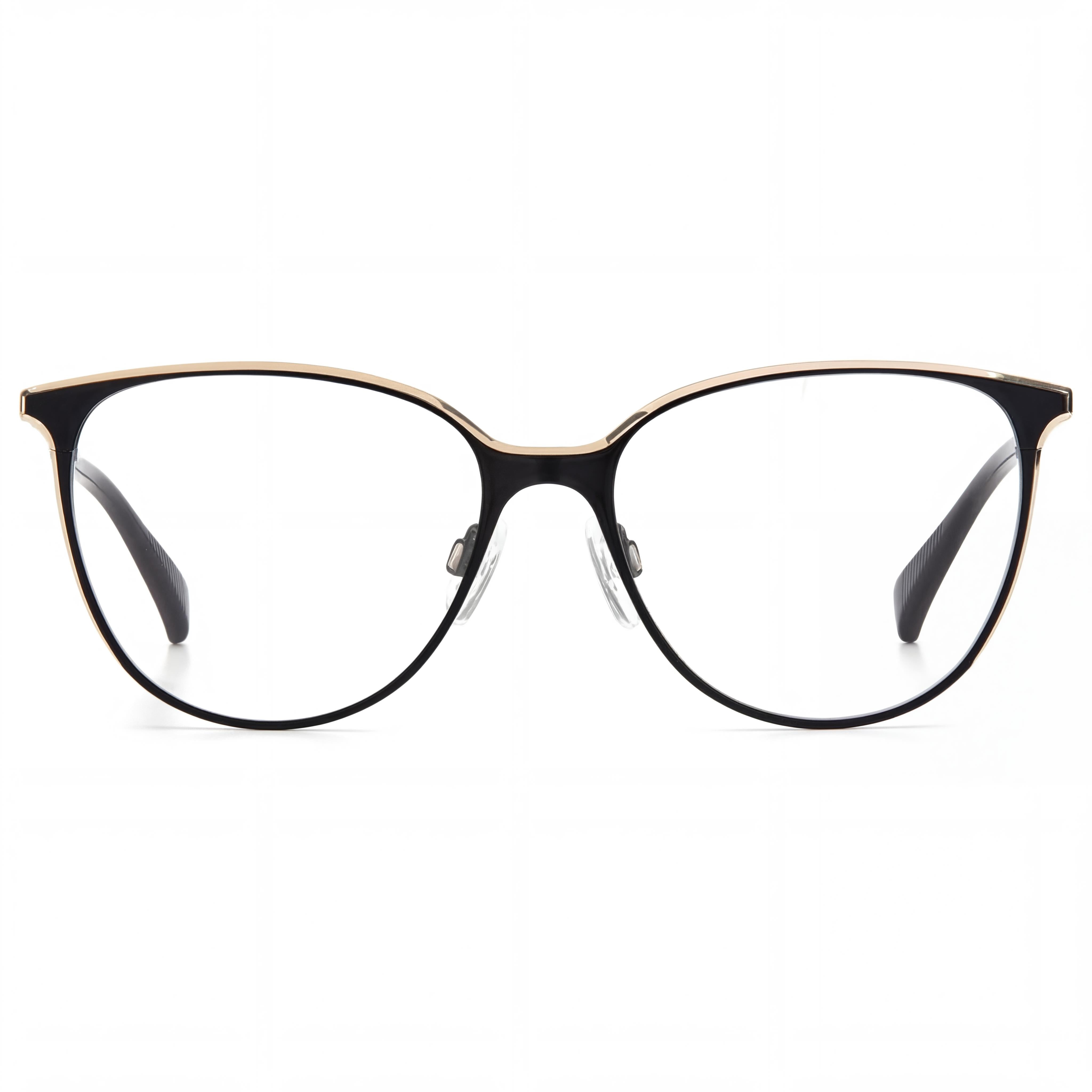Gafas rag & bone RNB3032 para mujer, metal azul plateado, lentes transparentes, 54 mm, Photo 2