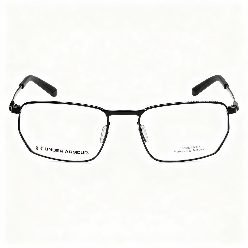 Under Armour UA 5046/G Men's Stainless Steel Optical Frames in Matt Black, 55mm Lens Width