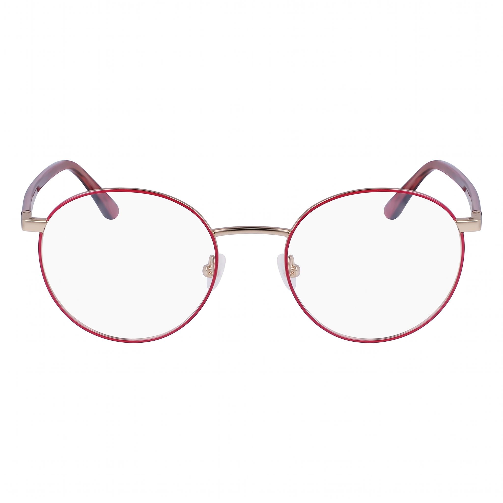 Gafas unisex Calvin Klein Ck23106 con montura de metal rosa y lentes rosas, tamaño 51 mm, Photo 2