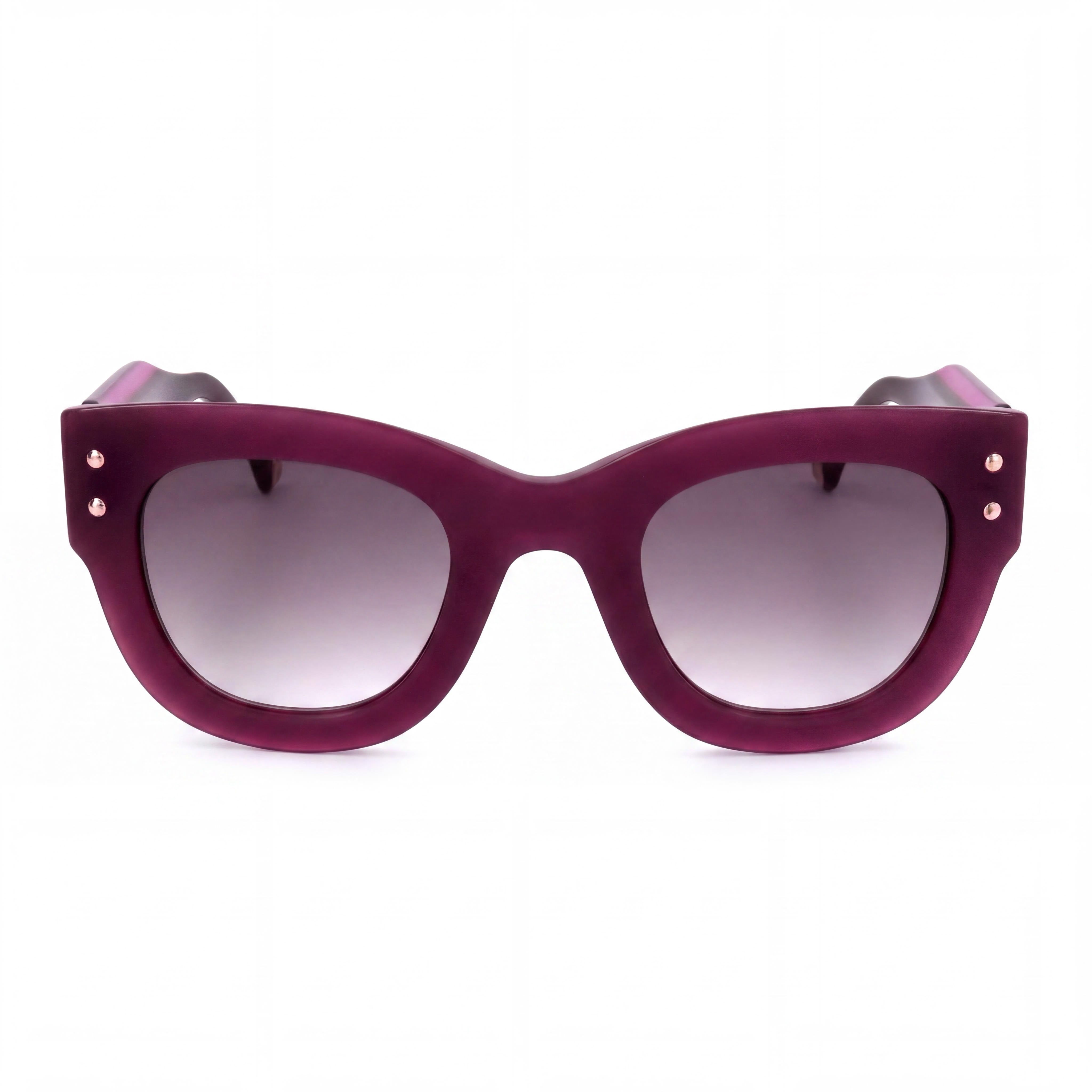 Carolina Herrera Casual Women's Sunglasses, Cyclamen Ecological Oil Frame, Grey Doubleshade Lenses 47-26-145, Photo 2