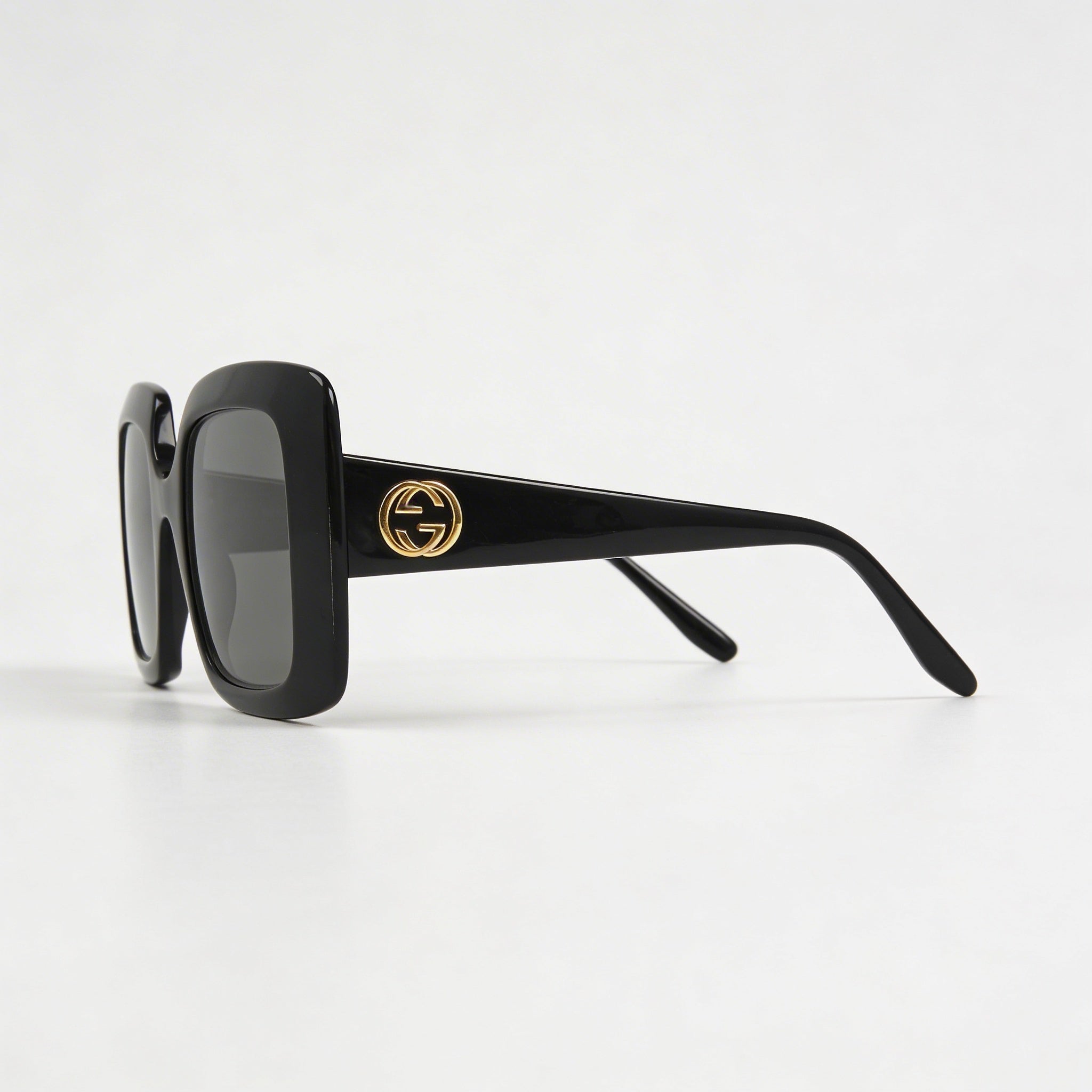 Gucci Gg0896s Women's Black Frame Grey Lens UV Protected Sunglasses 52mm, Photo 3