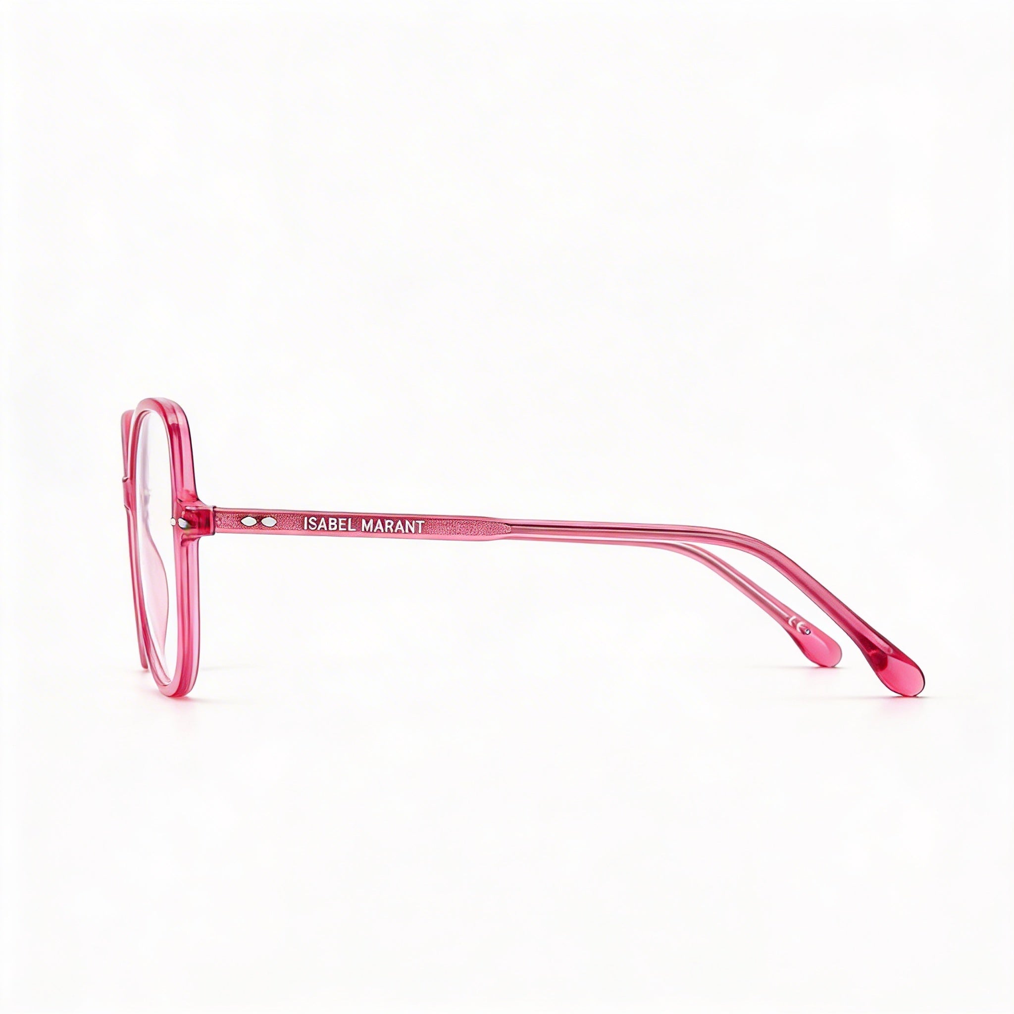 Isabel Marant Modern Unisex Acetate Pink Silver Eyeglasses 54mm, Photo 2