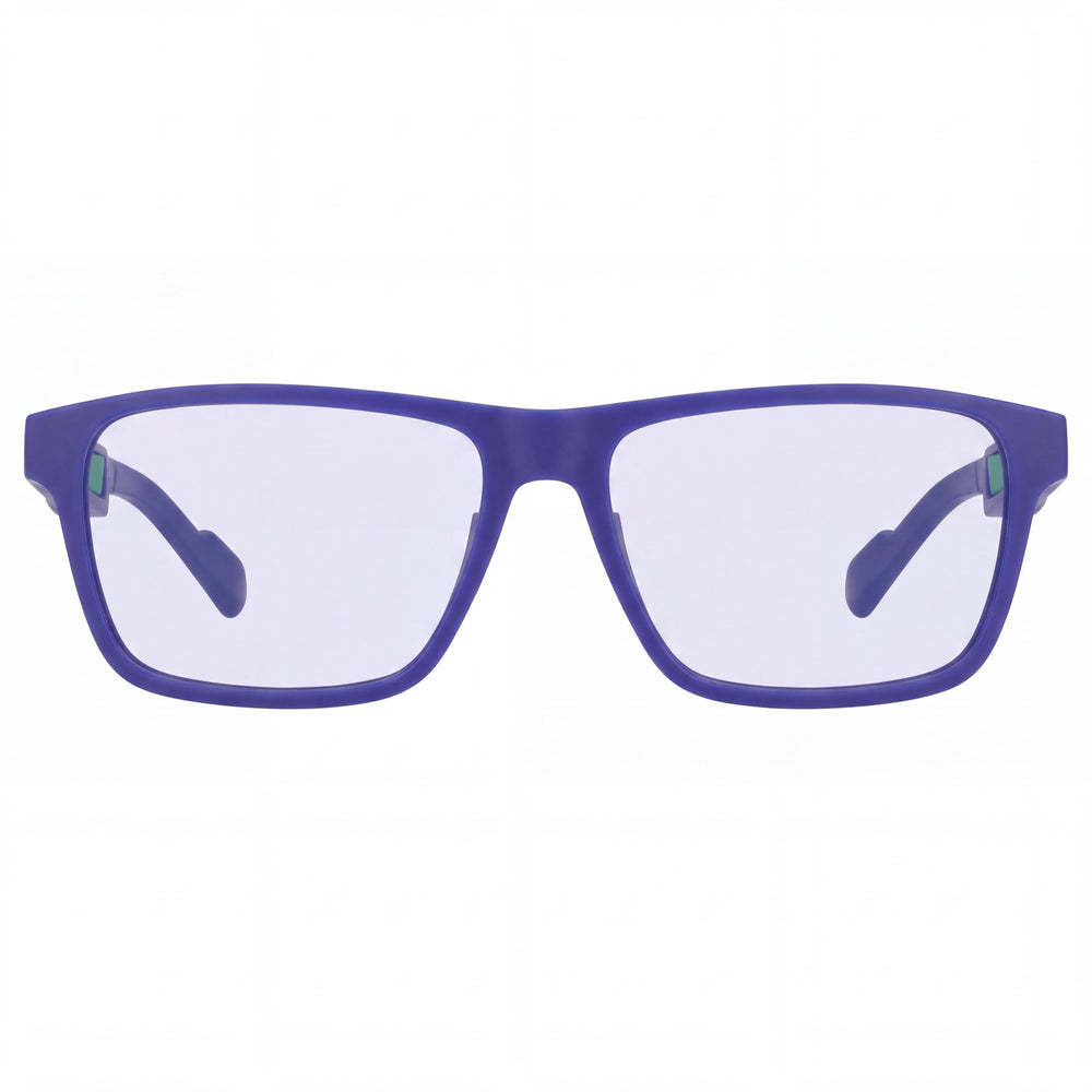 Gafas adidas Sp5058 para hombre con montura azul inyectada y lentes de policarbonato transparentes de 54 mm