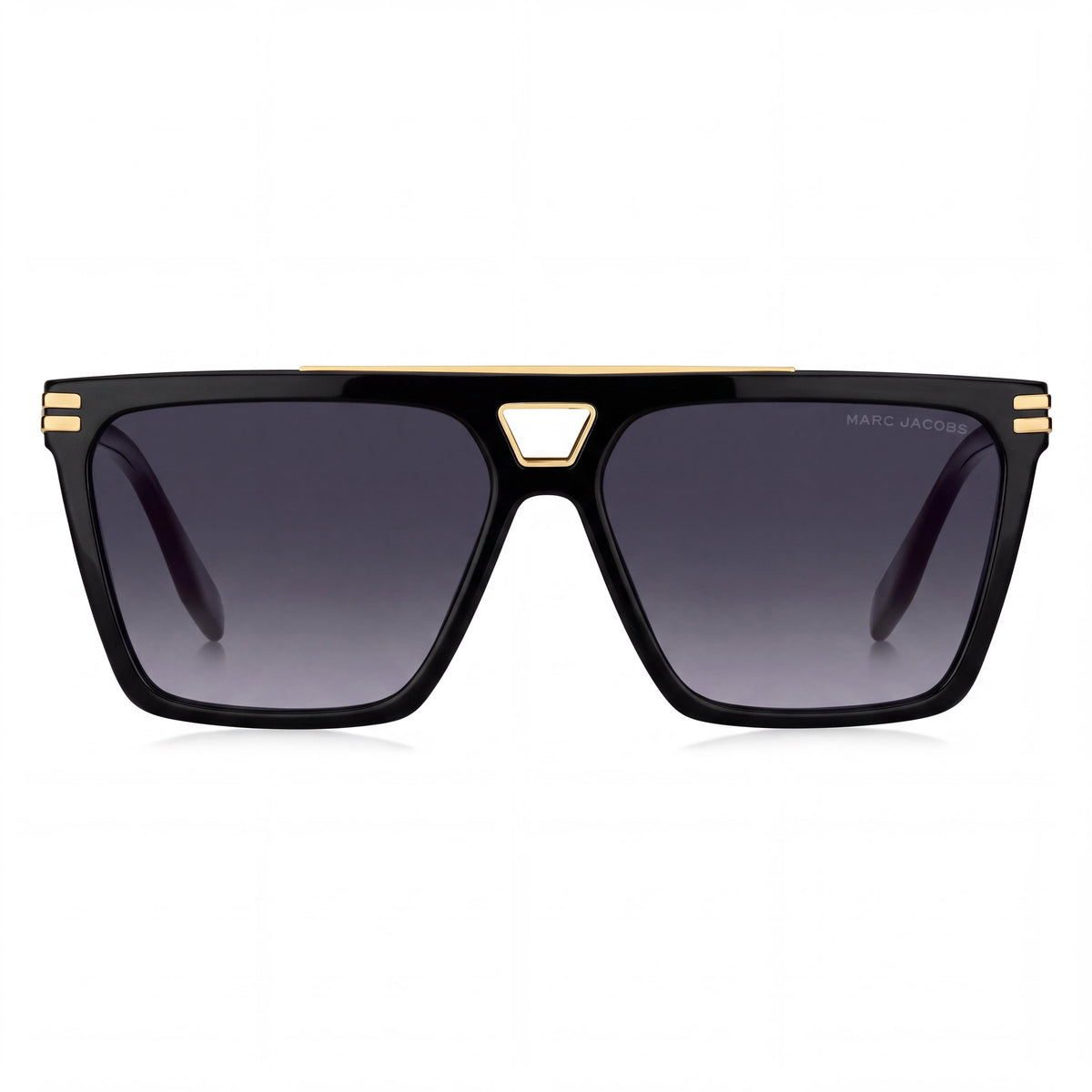Gafas de sol Marc Jacobs Marc 717/S de acetato negro y gris sombreado con protección UV 400 para mujer, 58 mm, Photo 2