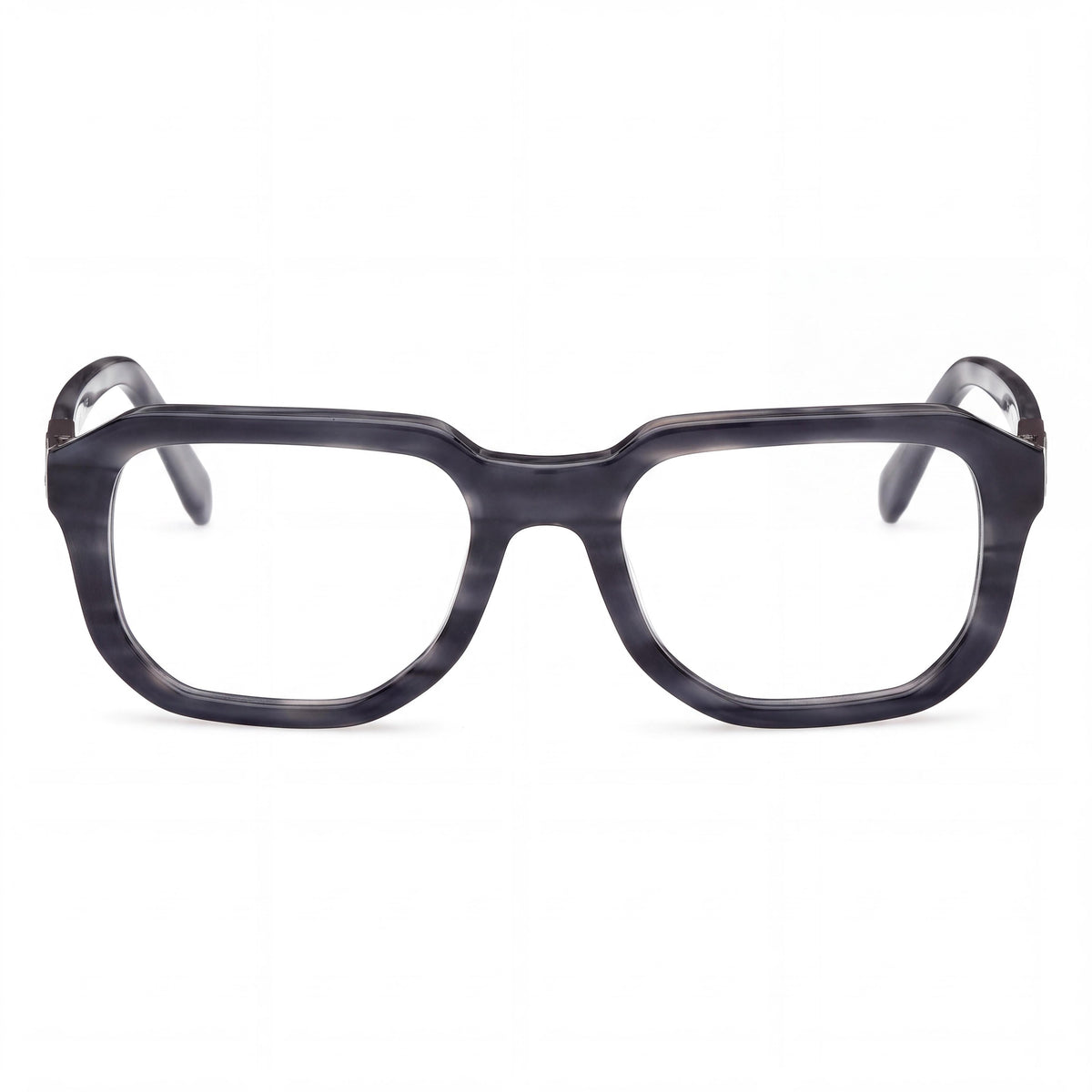 GUESS Gu50332 Men's Blue Horn Plastic Frame Eyeglasses with Transparent Polycarbonate Lenses 52mm, Photo 2