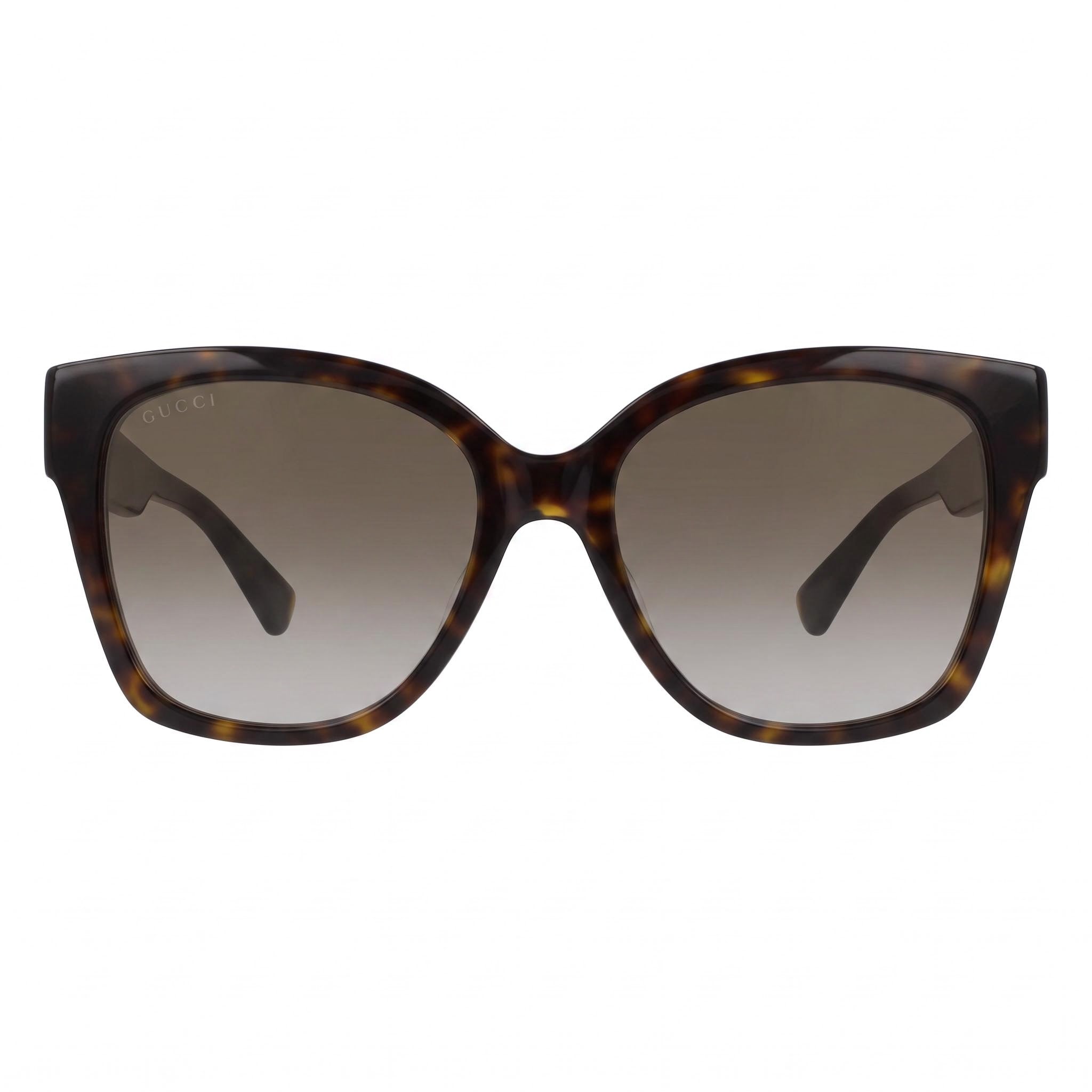 Gafas de sol Gucci Glam para mujer, color marrón habano oscuro, sin polarizar, con protección UV, lentes de 54 mm, Photo 2