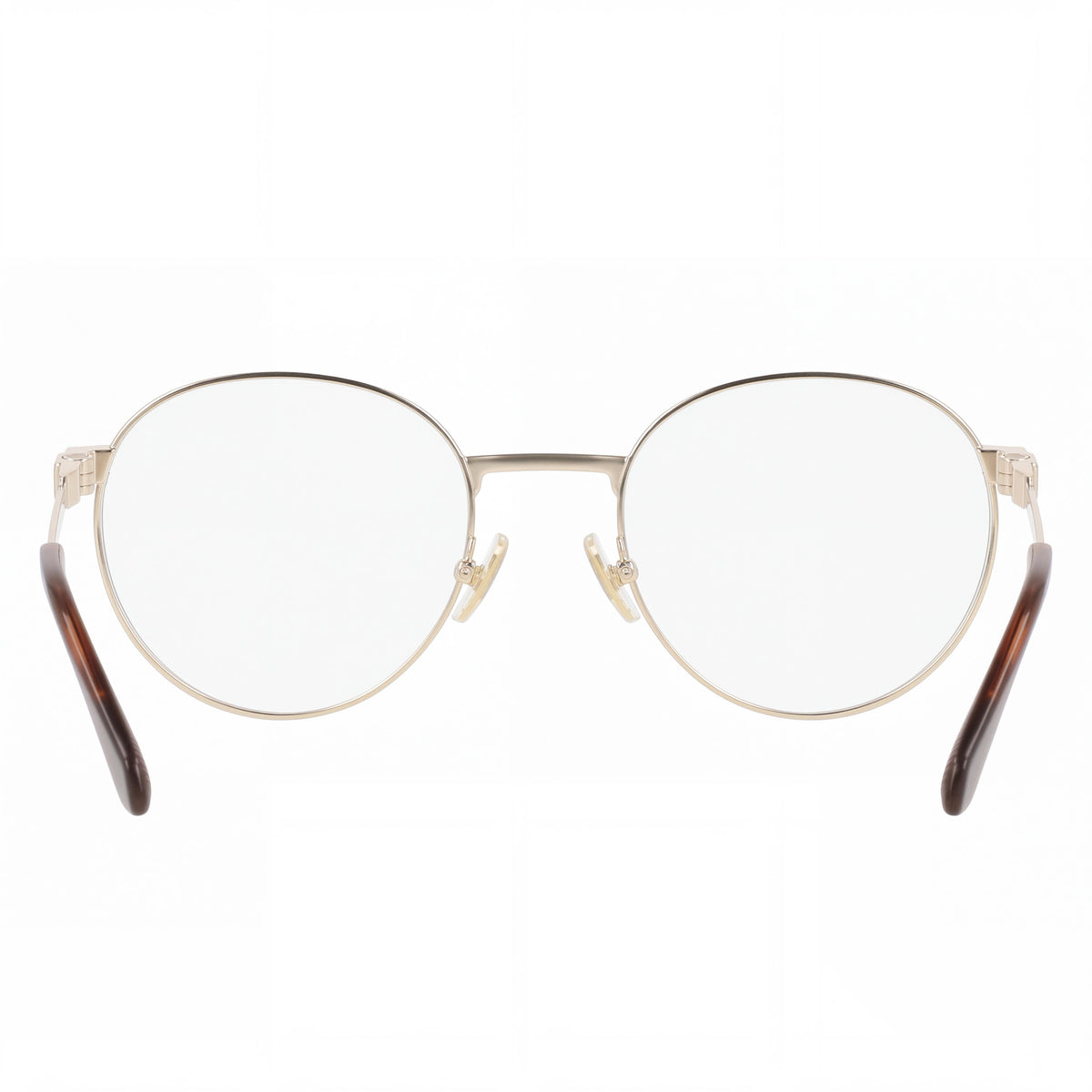 Ferragamo Sf2596 Men's Eyewear featuring Gold Titanium Frame & Clear Lenses, 51mm Lens Width, Photo 2