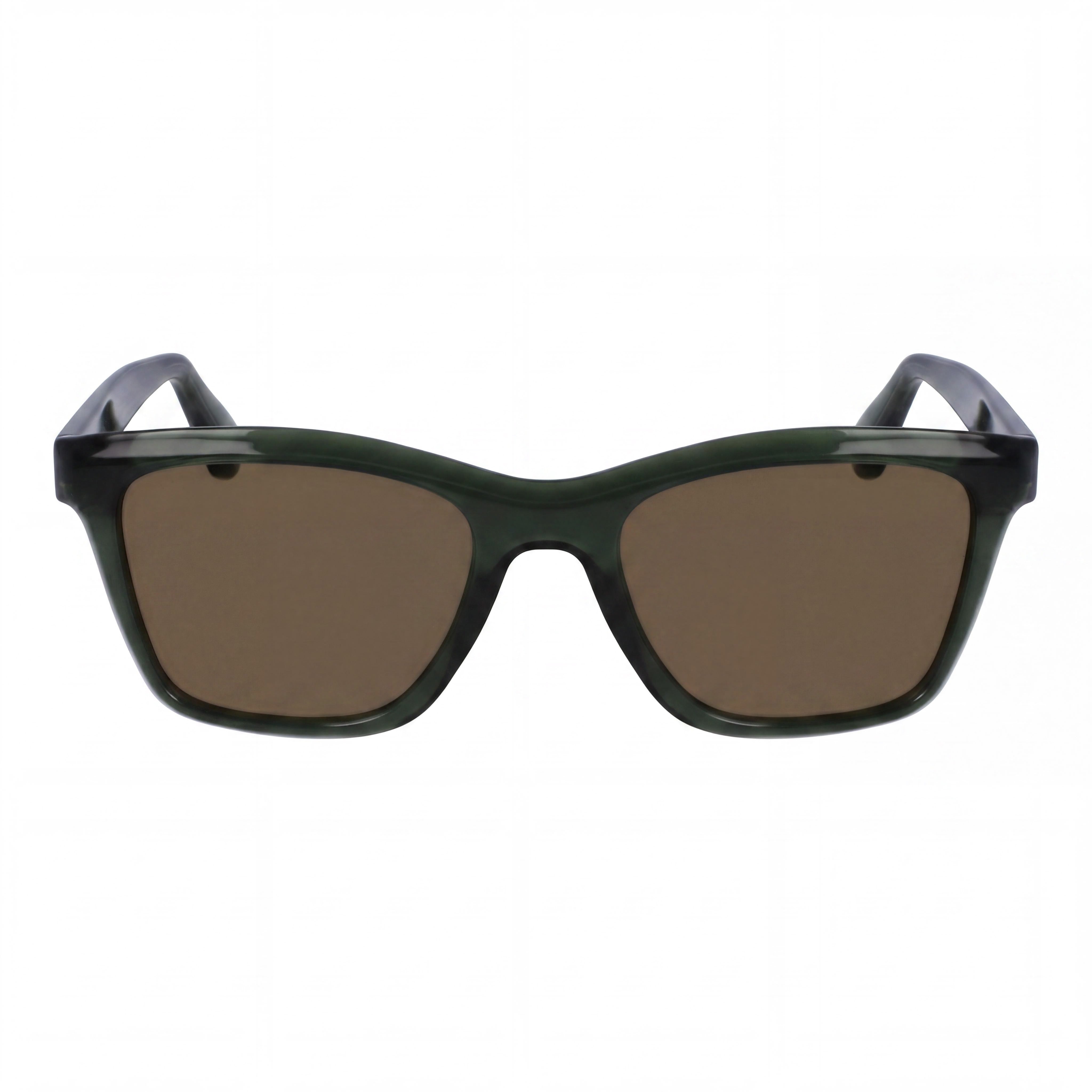Salvatore Ferragamo Sf2001s Men's Plastic Polarized Sunglasses Transparent Khaki Green 54mm, Photo 2