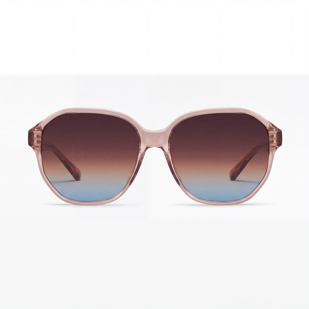 QUAY AUSTRALIA Guess Again Women's Doe Brown Blue Injection Frame Non-Polarized UV Protection Sunglasses 149mm, Photo 2