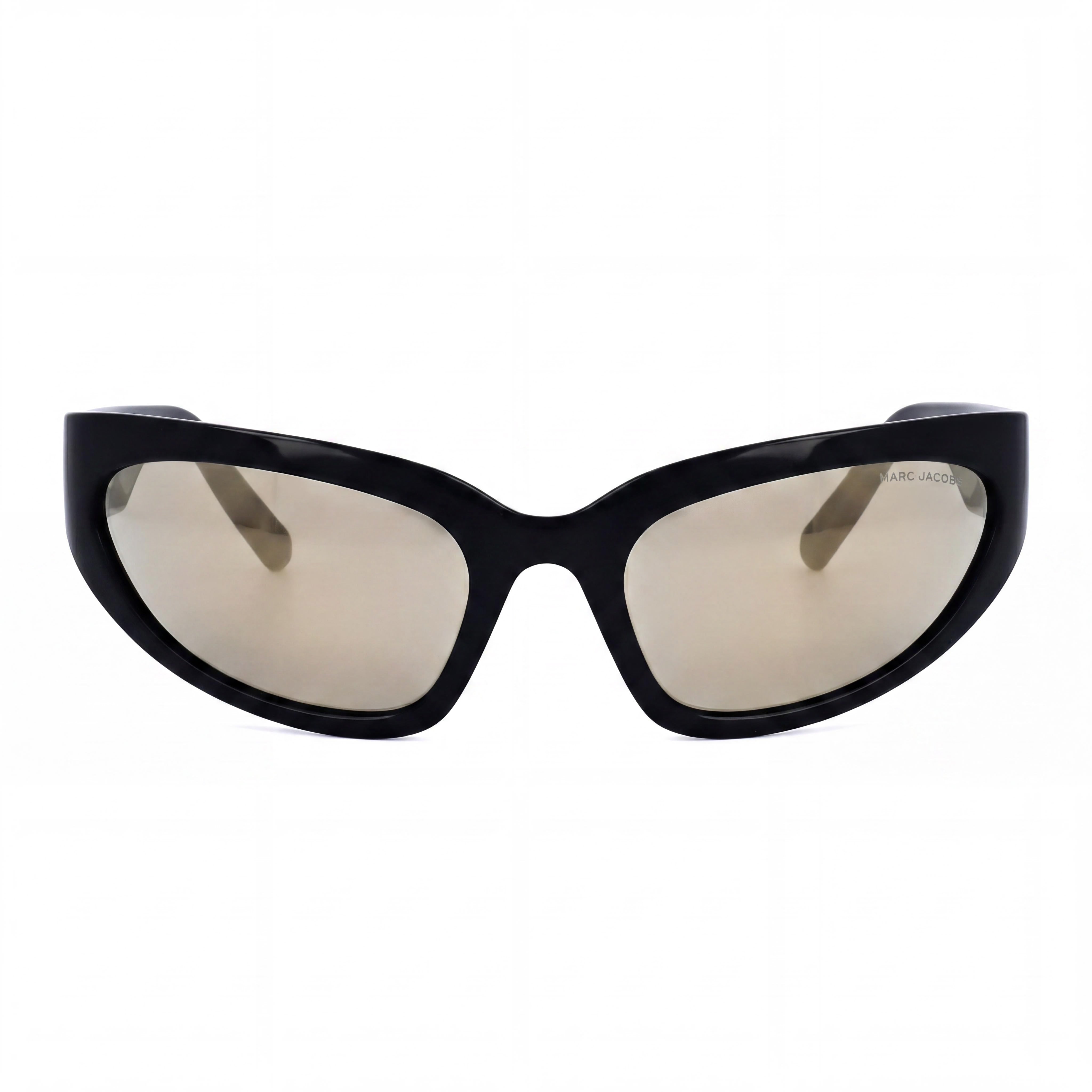 Marc Jacobs Casual Women's Sunglasses, Black Grey Cellulose Propionate Frame, Grey Bronze Mirror Non-Polarized Lenses, 61mm, Photo 2