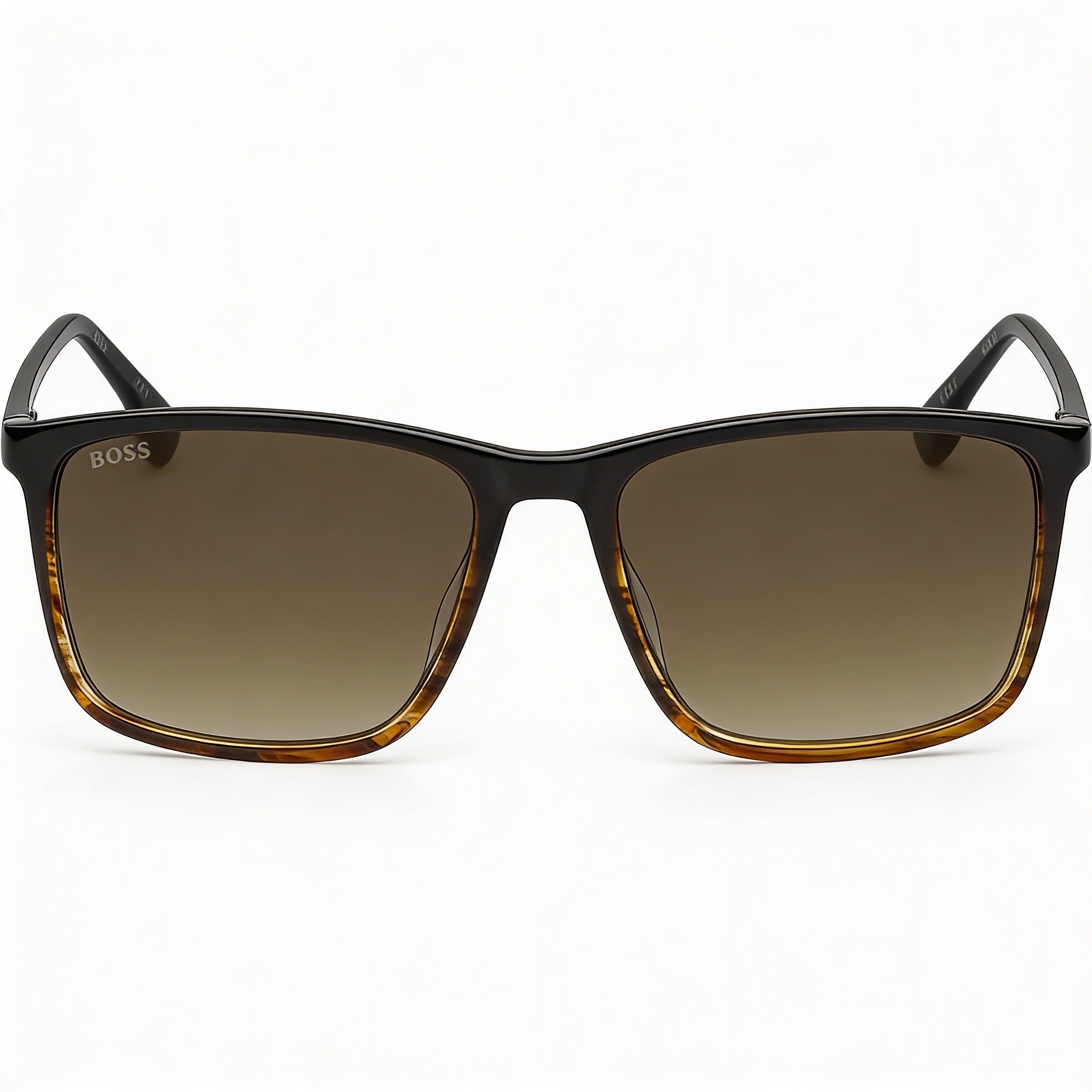 Gafas de sol Hugo Boss International para hombre con montura de acetato marrón y protección UV, talla 56-17-145 mm, Photo 2
