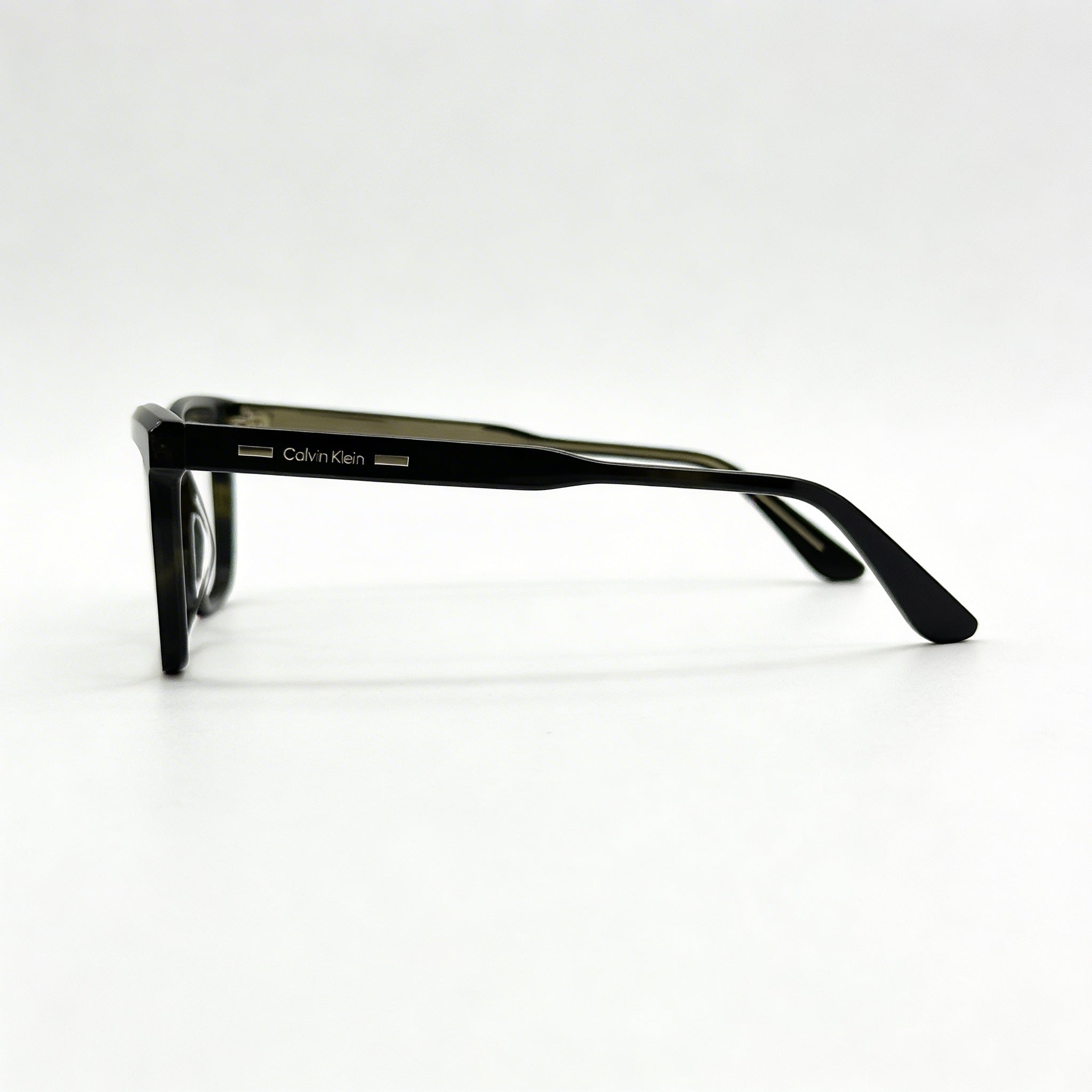 Calvin Klein Modern Women's Khaki Havana Acetate Frame Sunglasses with Polycarbonate Lenses - 53mm Lens Width, Photo 3