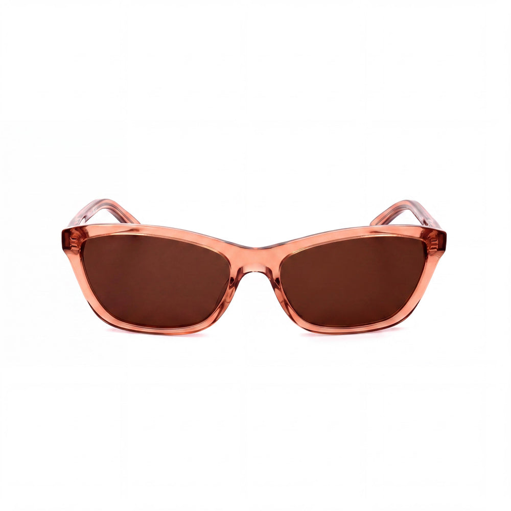 SMITH Getaway Women’s Crystal Tobacco Brown Acetate Sunglasses with Brown Lenses and UV Protection, 56mm