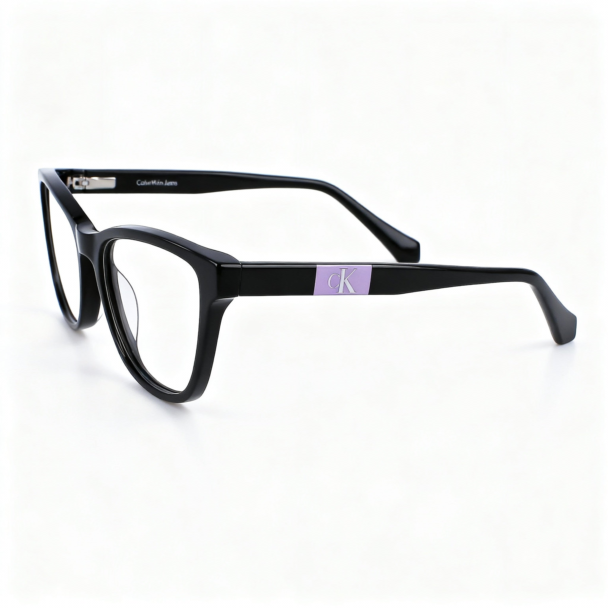 Gafas de sol Calvin Klein CKJ22645 para mujer, estilo casual, con montura de acetato negra y lentes de policarbonato, 53-17-140 mm, Photo 3