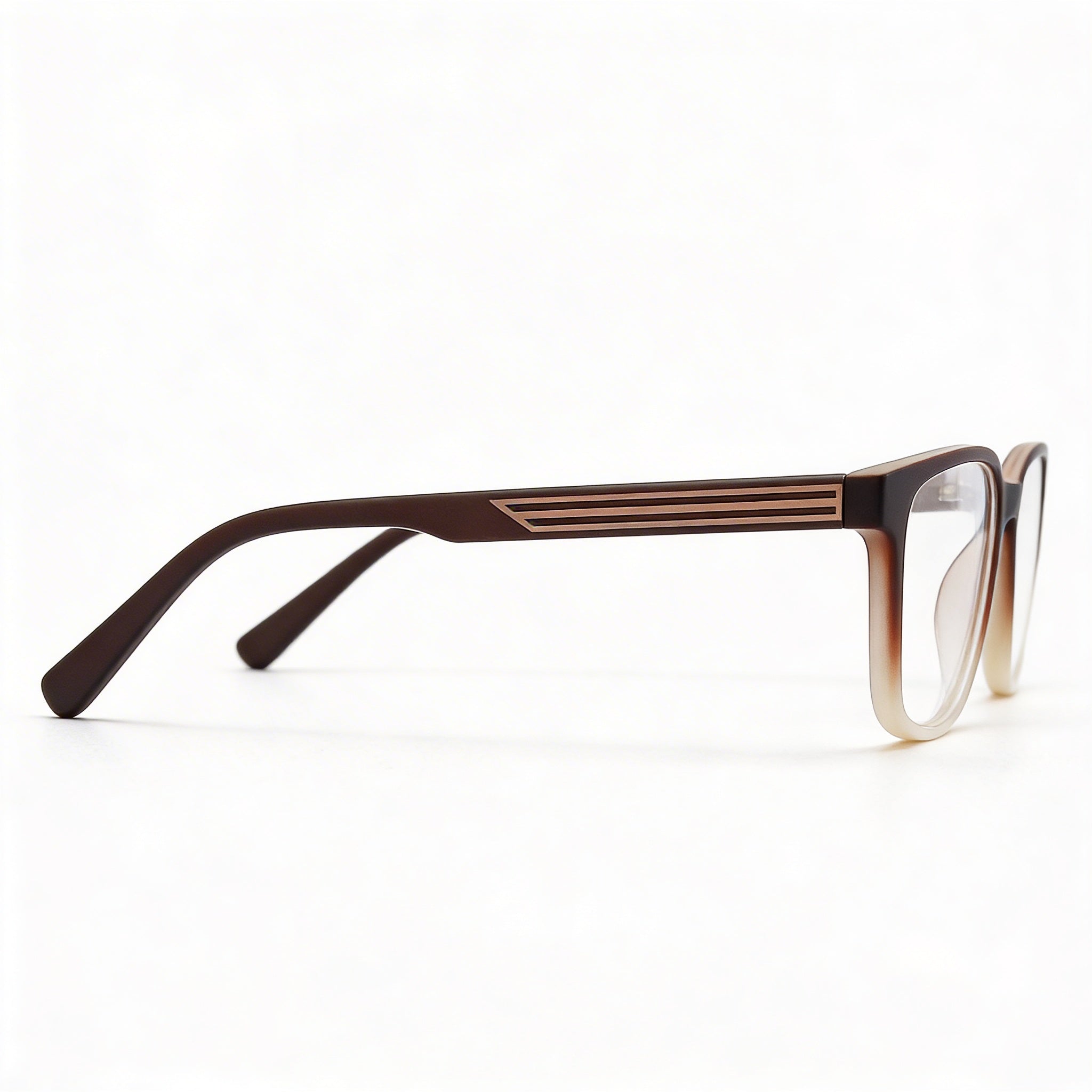 Joe Joe4102 Men's Eyewear featuring Brown Acetate Frames and Non- Polycarbonate Lenses (54-18-140mm), Photo 3
