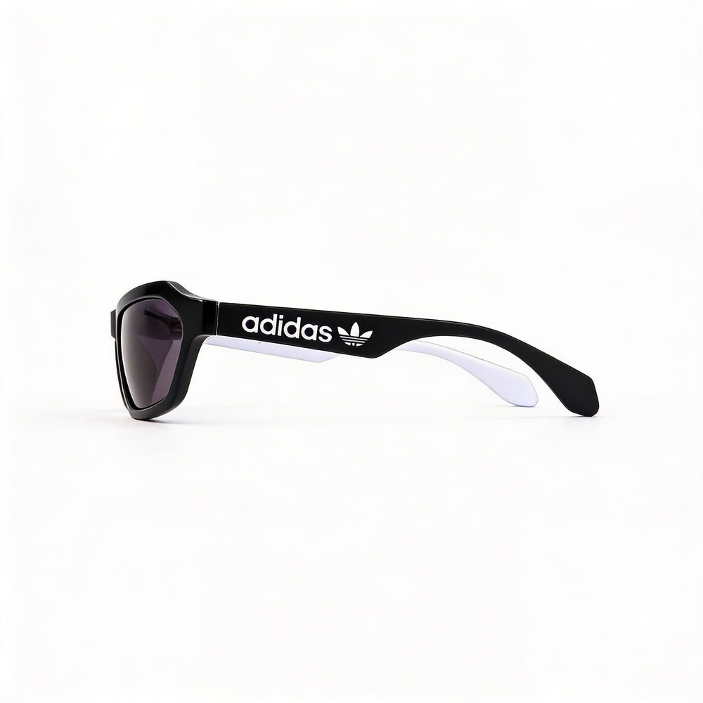 Adidas Originals Modern Unisex Acetate Sunglasses Shiny Black Grey 58mm Lens UV Protection