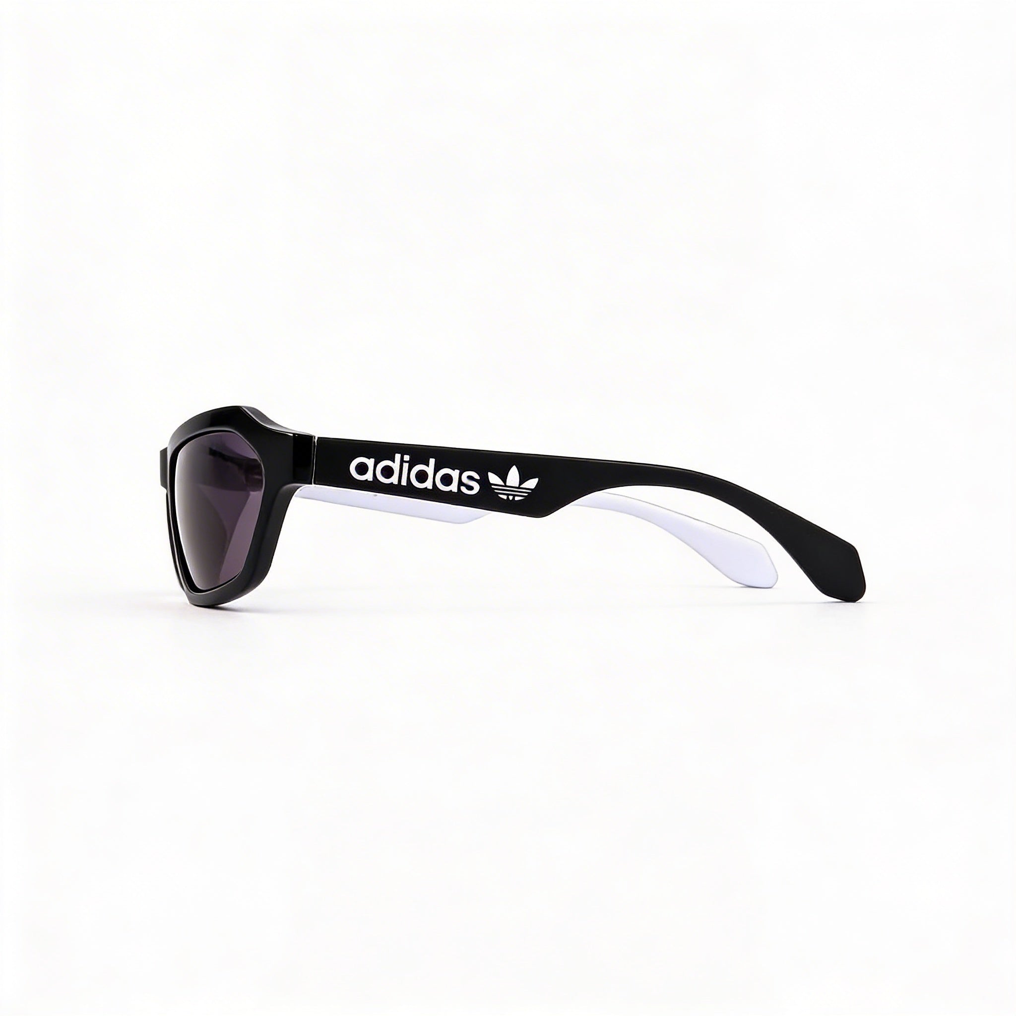 Gafas de sol Adidas Originals Modern Unisex de acetato, color negro brillante y gris, lentes de 58 mm con protección UV, Photo 3