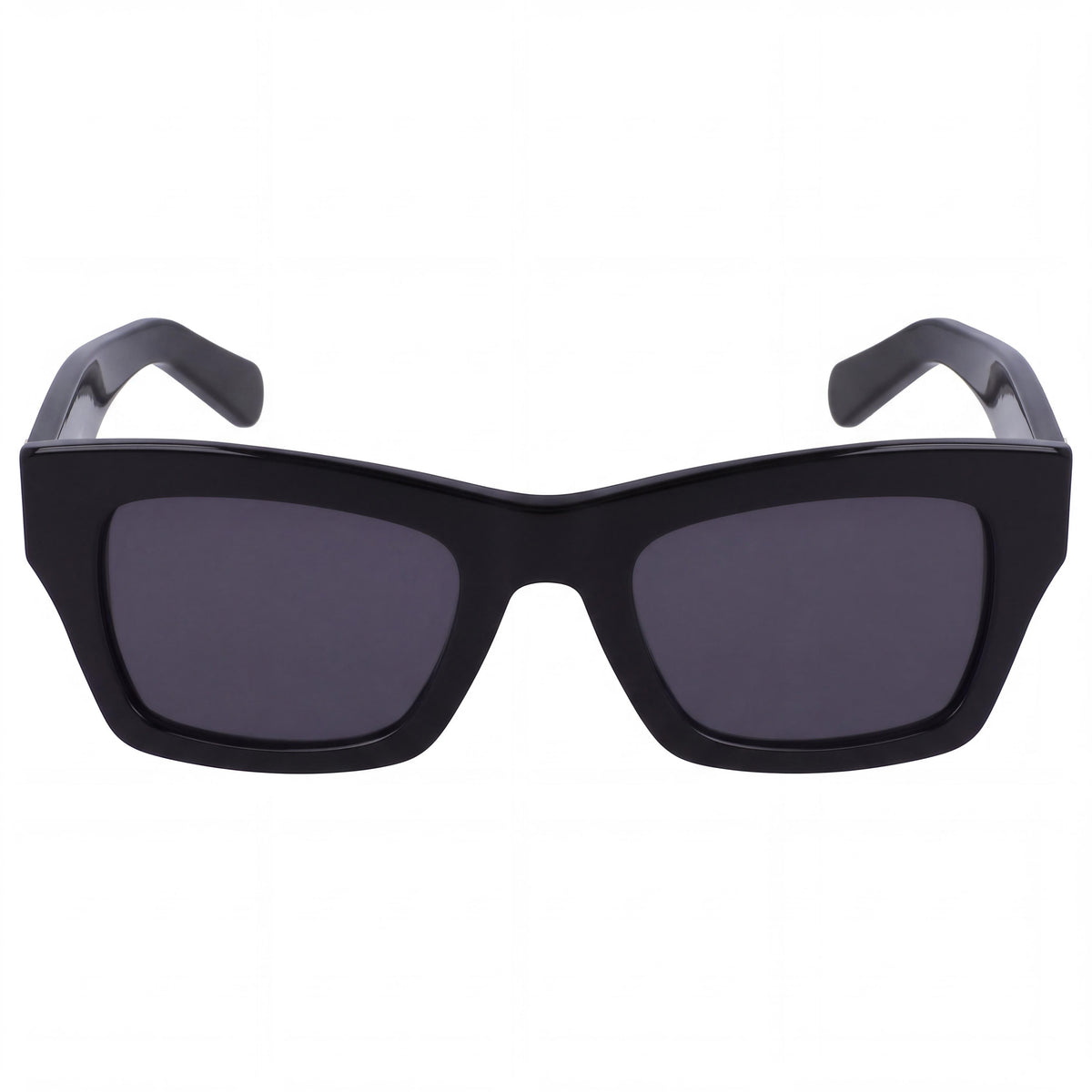 Gafas de sol Salvatore Ferragamo para mujer, con forma de rectángulo modificado, montura de plástico negro y cristales grises con protección UV, 51 mm, Photo 2