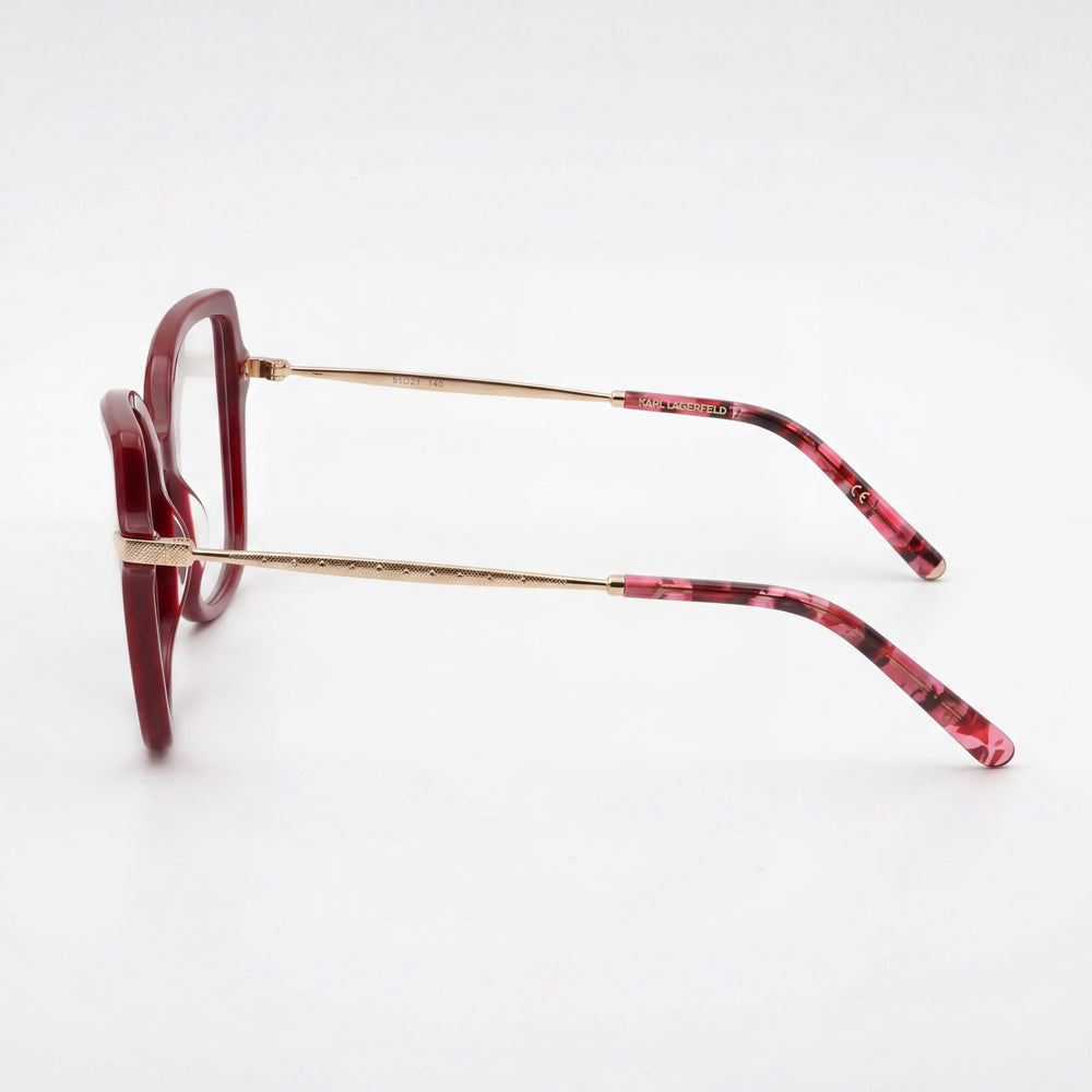 Gafas Carolina Herrera Clásicas para Mujer, Plástico, Sin Graduación, Havana Dorado, Talla 53mm