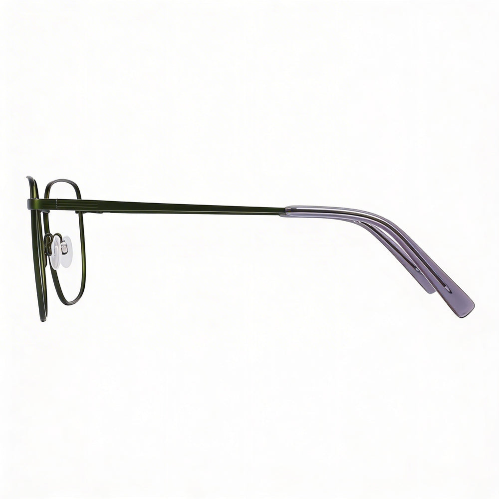 Gafas de vista Flexon H6070 para hombre, color musgo mate, 53 mm