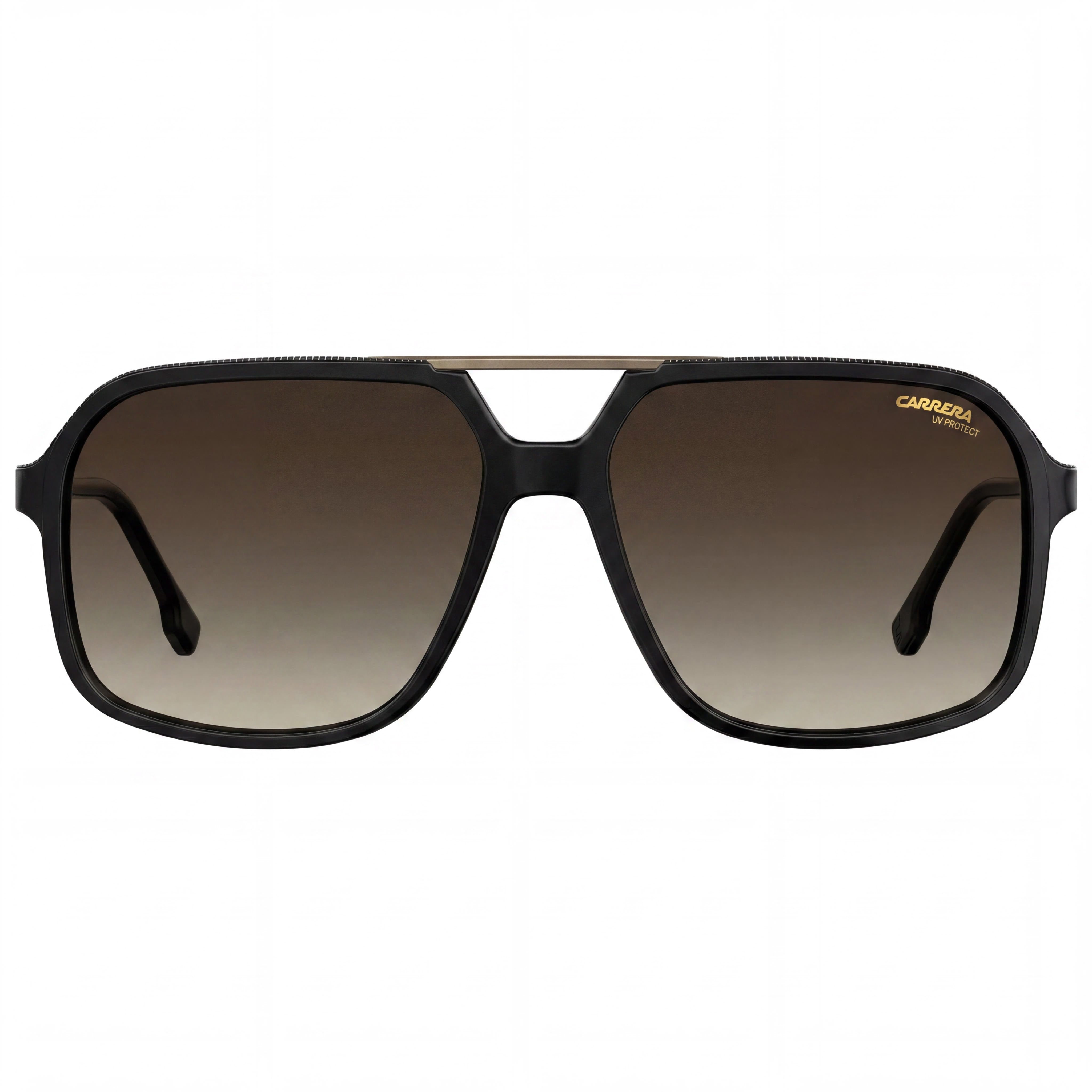 Carrera CARRERA 229/S Gafas de sol unisex negras marrones sombreadas piloto de policarbonato UV 400 59 mm, Photo 2