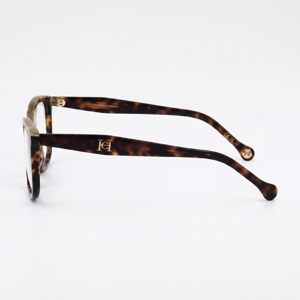 Carolina Herrera Her 0147 Unisex Acetate Frame Polycarbonate Lenses Non-polarised Havana White 54mm