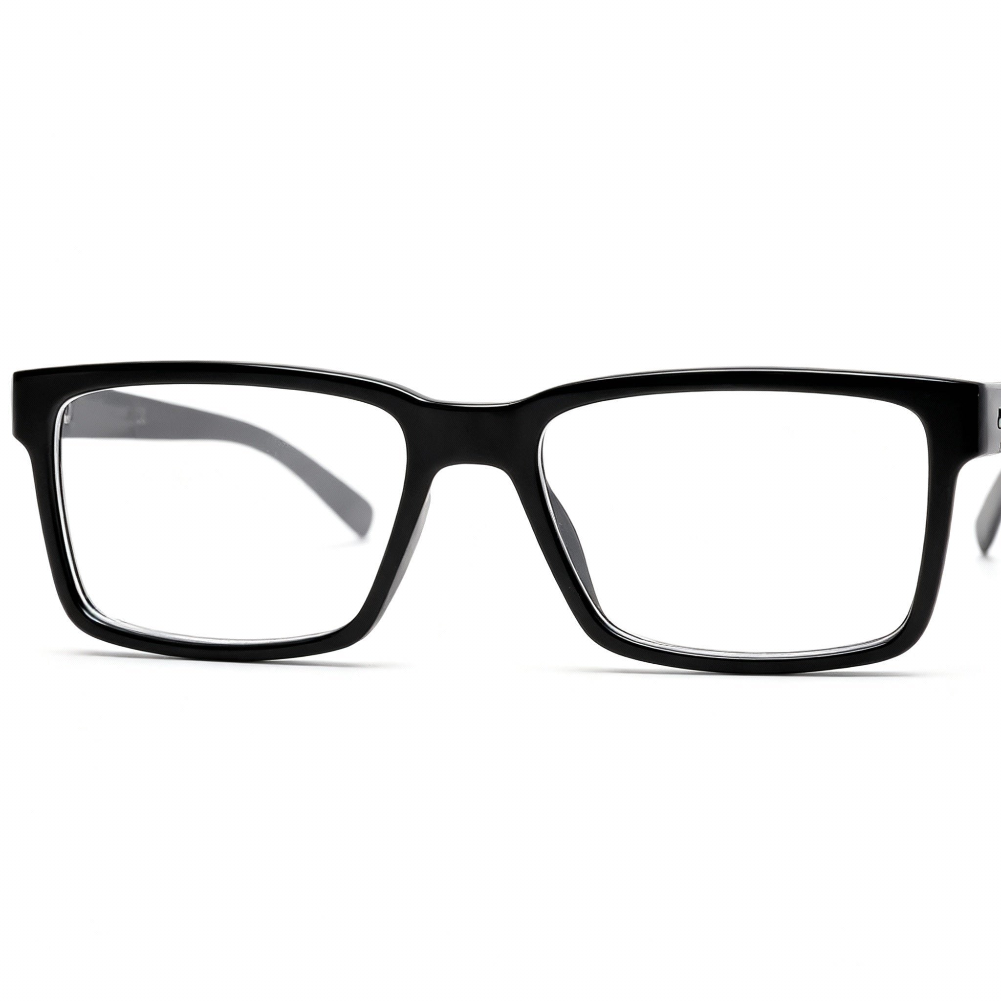 BOSS 0831/IT Men's Acetate Square Full Rim Optical Frame Eyeglasses in Matt Black, Size 55-17-140, Photo 3