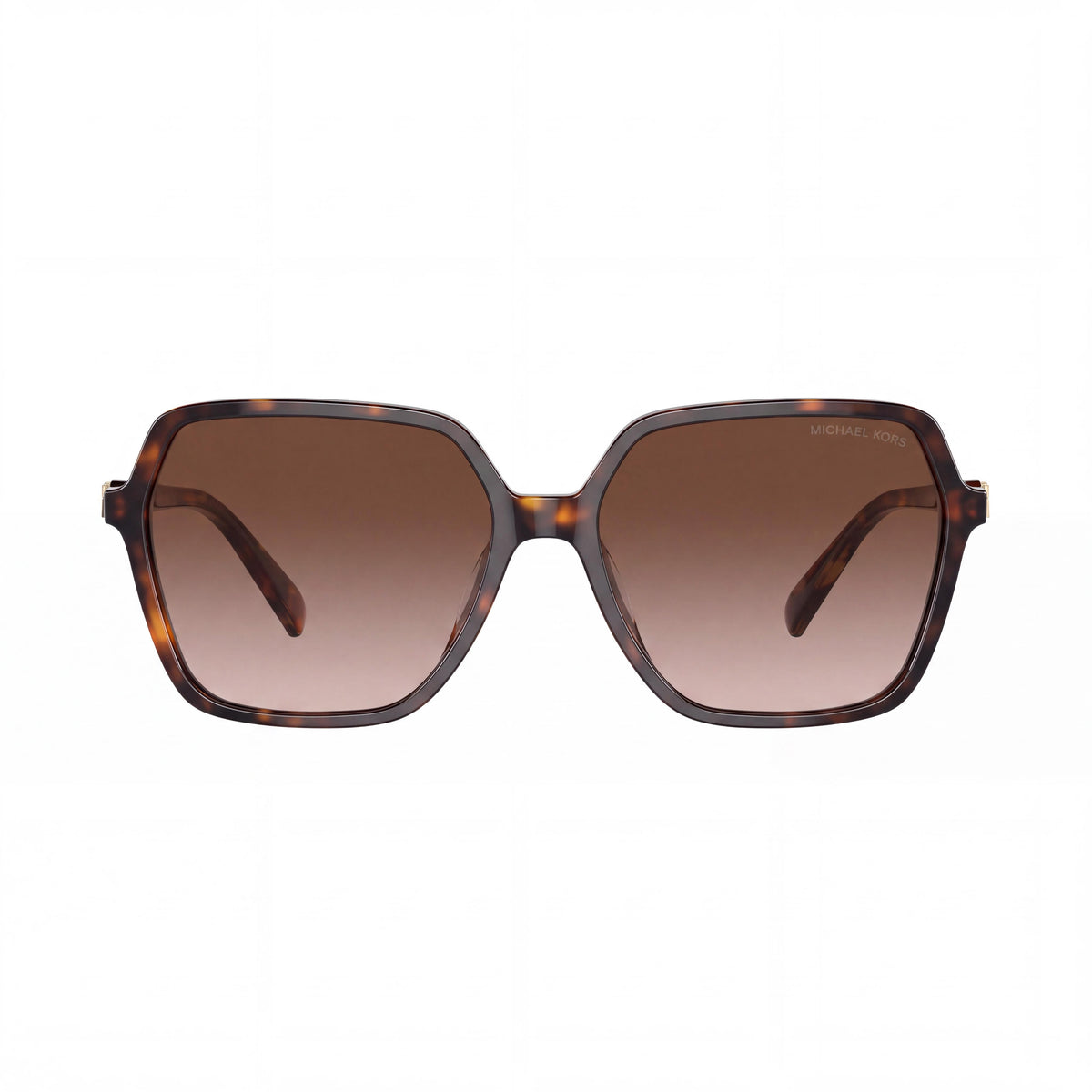Michael Kors Mk2196u Women's Square Dark Tortoise Sunglasses with Brown Gradient Lenses 100% UV Protection Non-Polarized 58mm, Photo 2