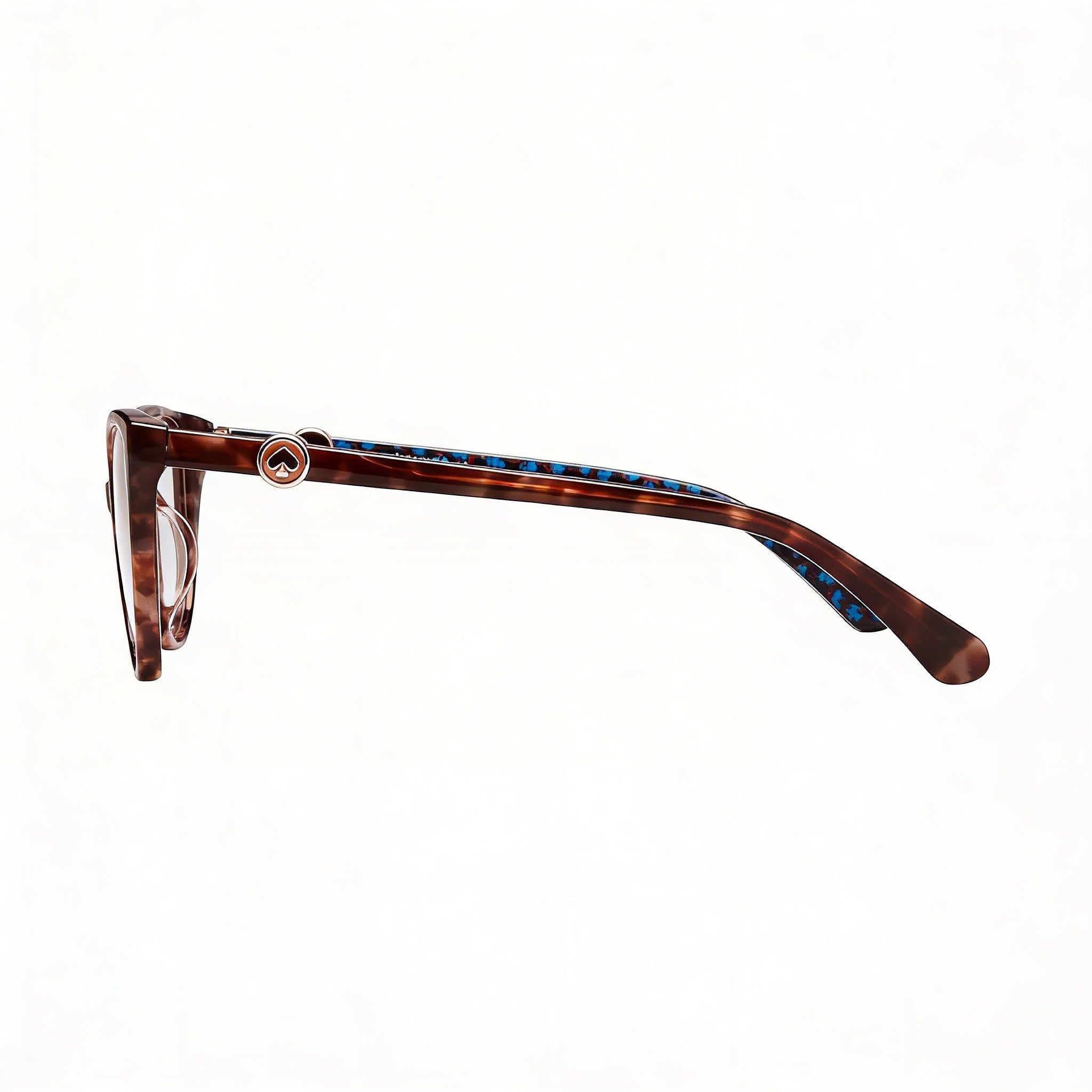 kate spade new york Modern Unisex Matte Ruthenium Plastic Frame Eyeglasses 52mm Lens, 18mm Bridge, 140mm Temple with Demo Lenses, Photo 2