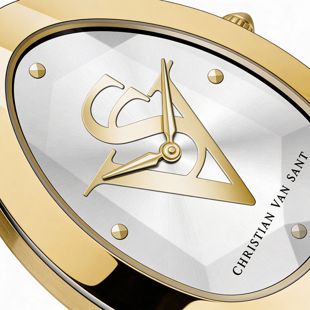 Christian Van Sant Classic Women's Silver Stainless Steel Quartz Watch