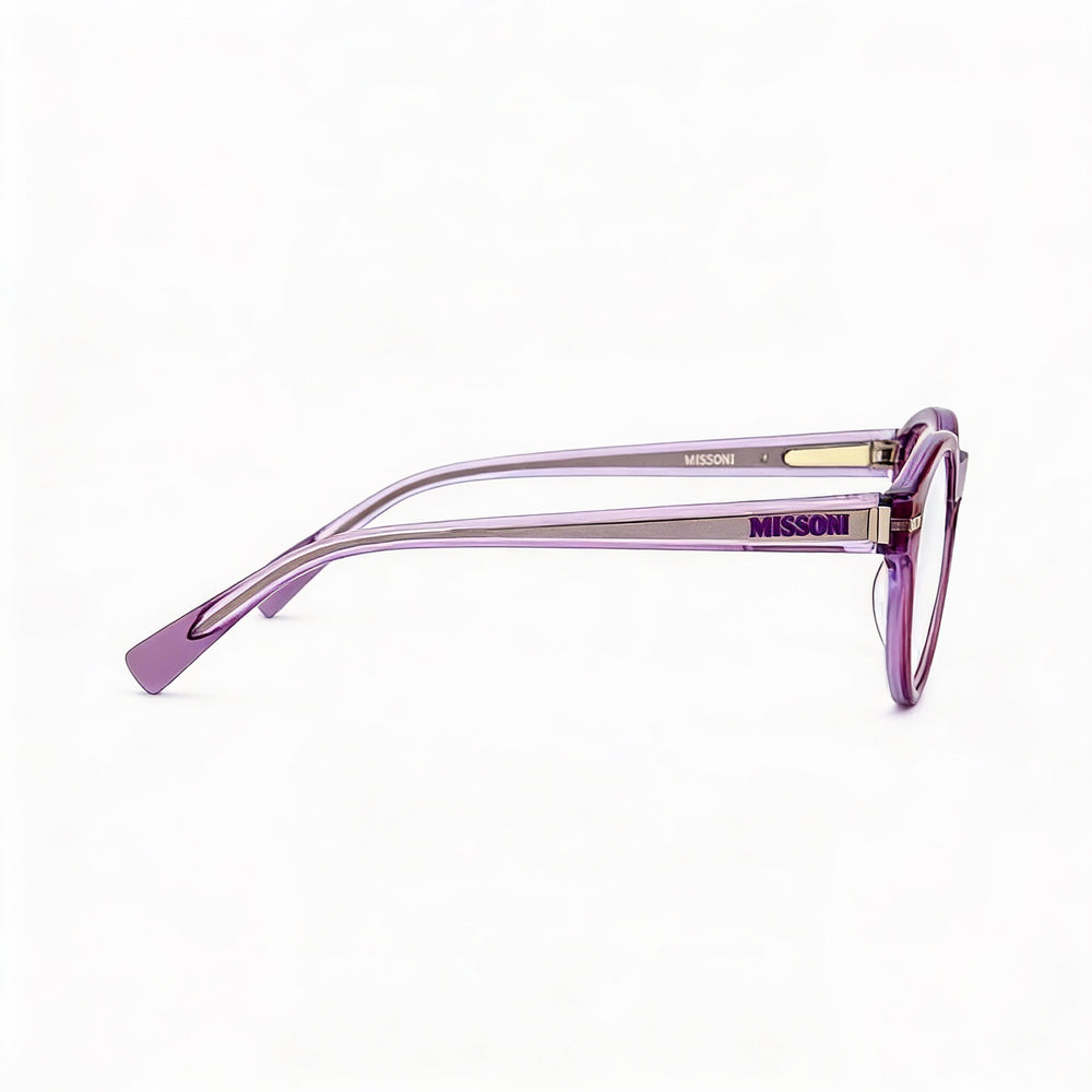 Missoni Mis 0050 Unisex Casual Acetate Eyewear with Non-Polarised Violet Lilac Lenses 48mm