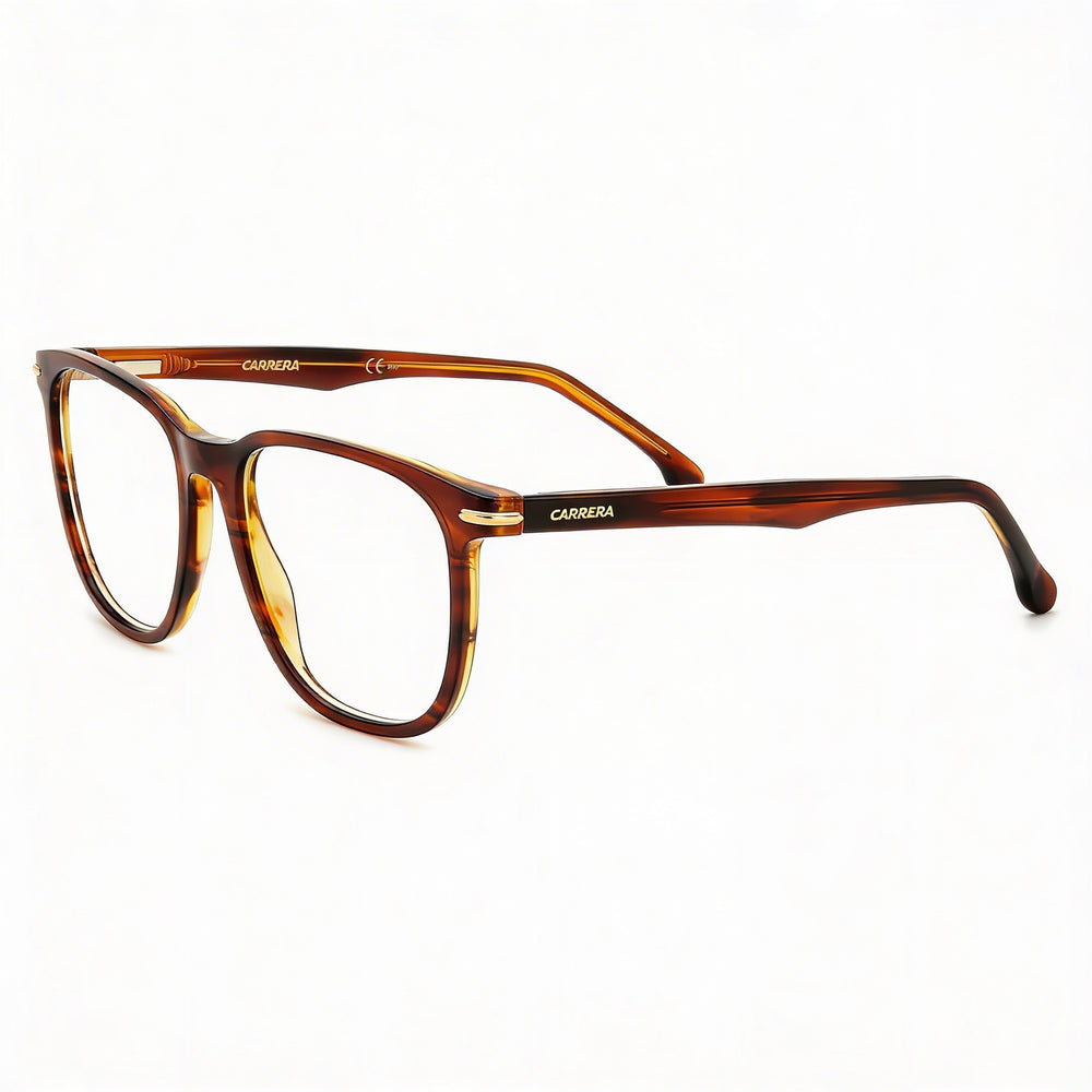 Gafas de acetato beige de estilo moderno Carrera 308 para hombre, lentes beiges, ancho de lente de 53 mm
