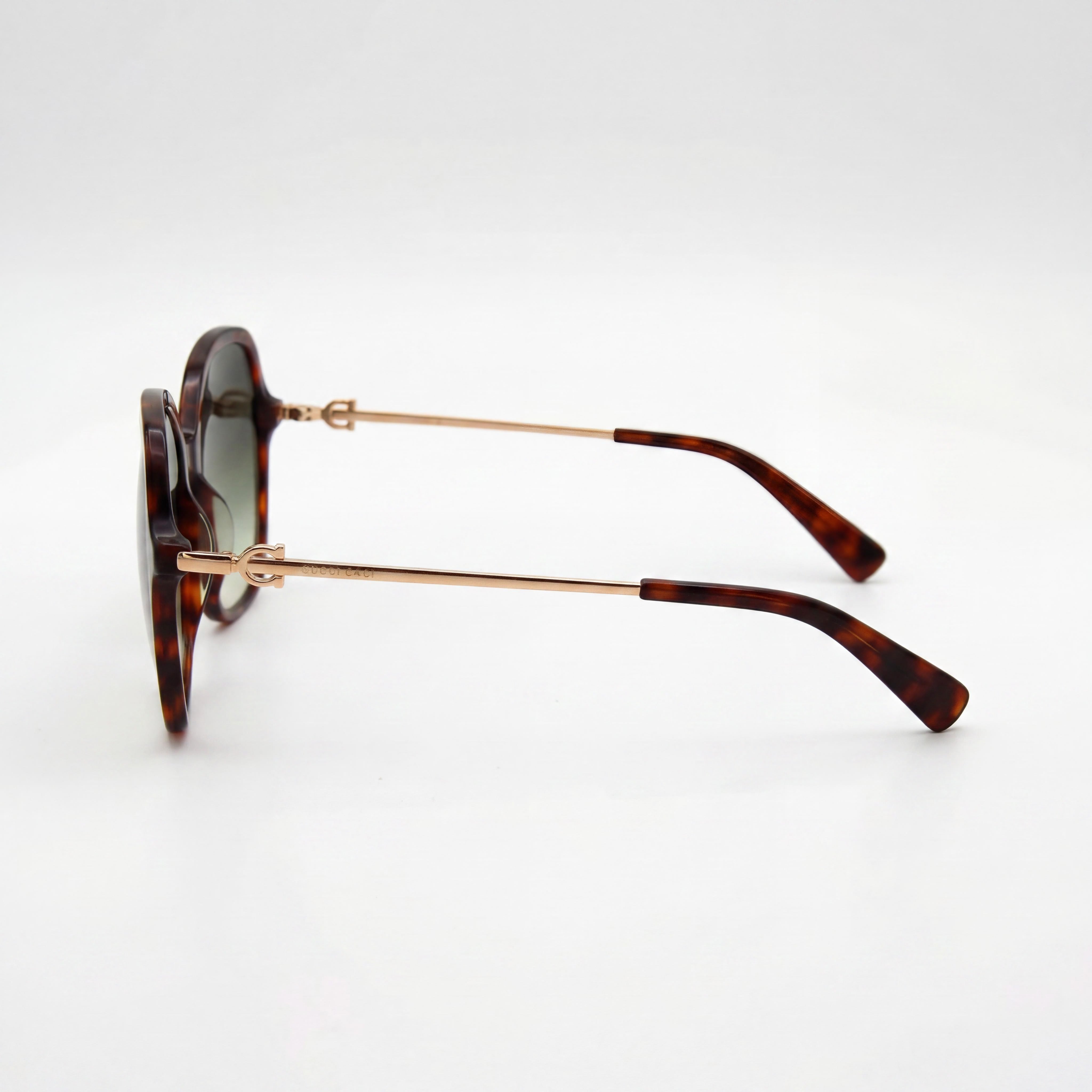 Longchamp LO705S Women's Havana Gold Plastic Butterfly Frame Green Gradient Lens Sunglasses 57mm, Photo 3