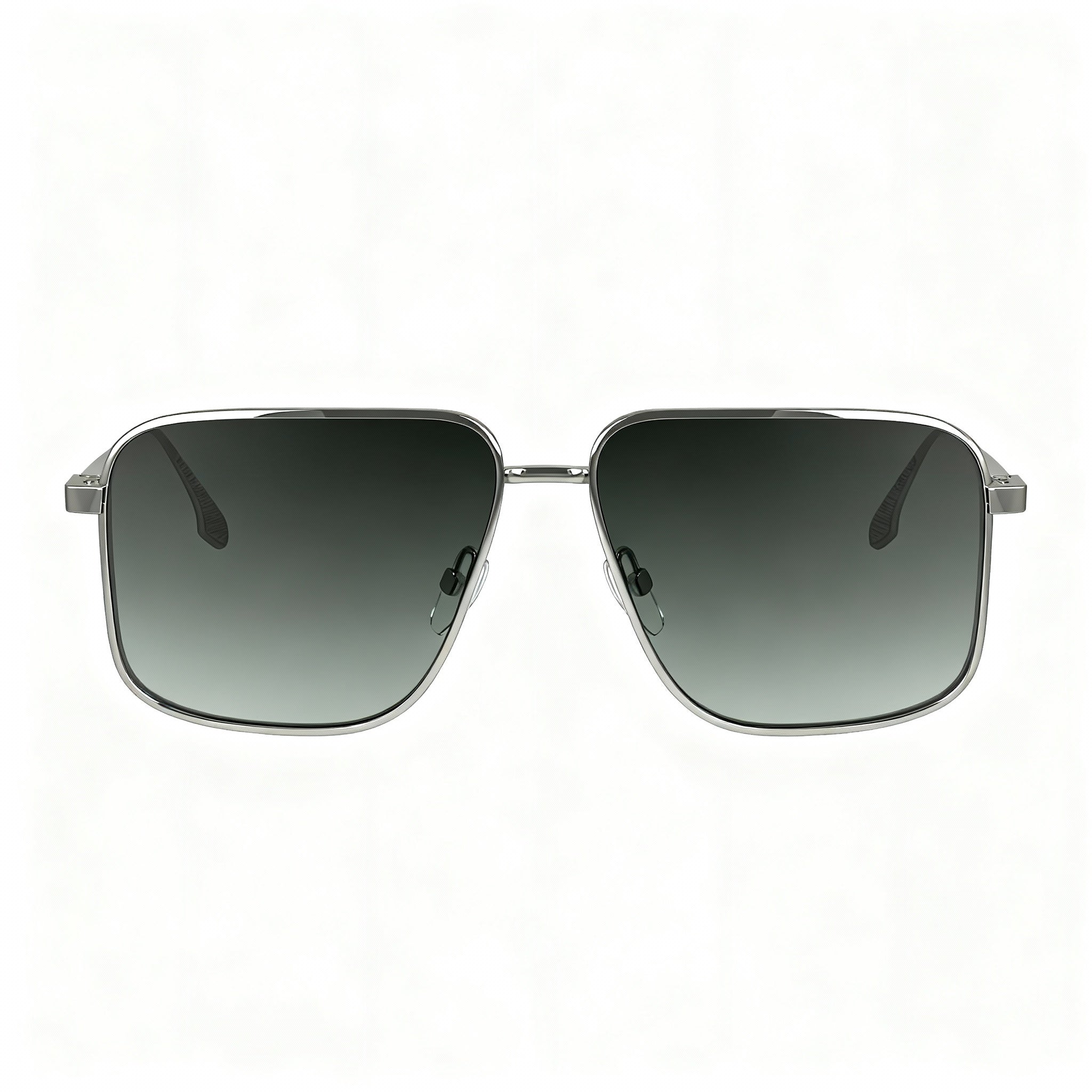 Victoria Beckham Women's Modern VB243S Metal Sunglasses Silver Green Gradient Non-Polarized 57mm, Photo 3