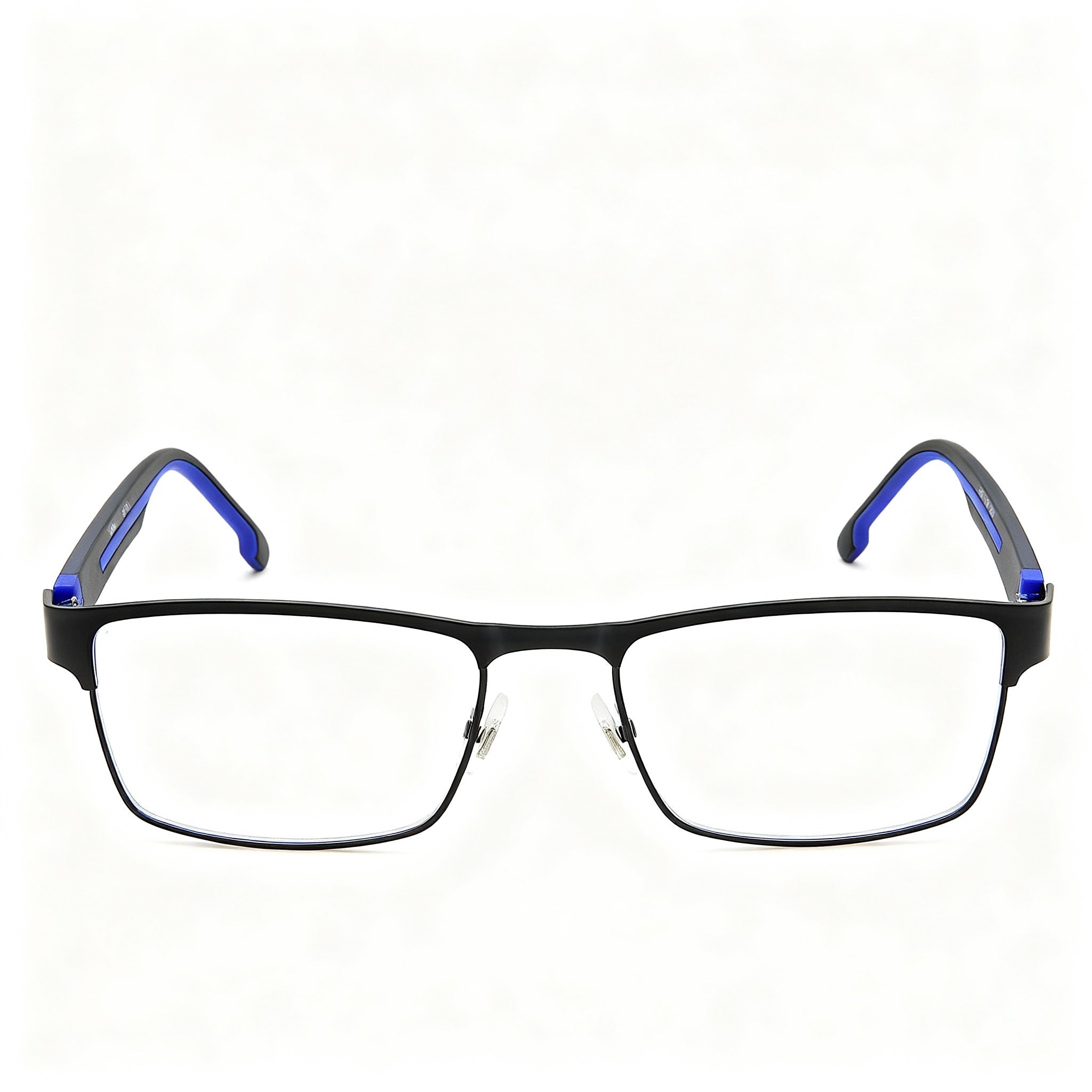 Carrera 8884 Unisex Alloy Steel Non-Polarised Polycarbonate Eyeglasses in Black Blue 55-18-145mm, Photo 3