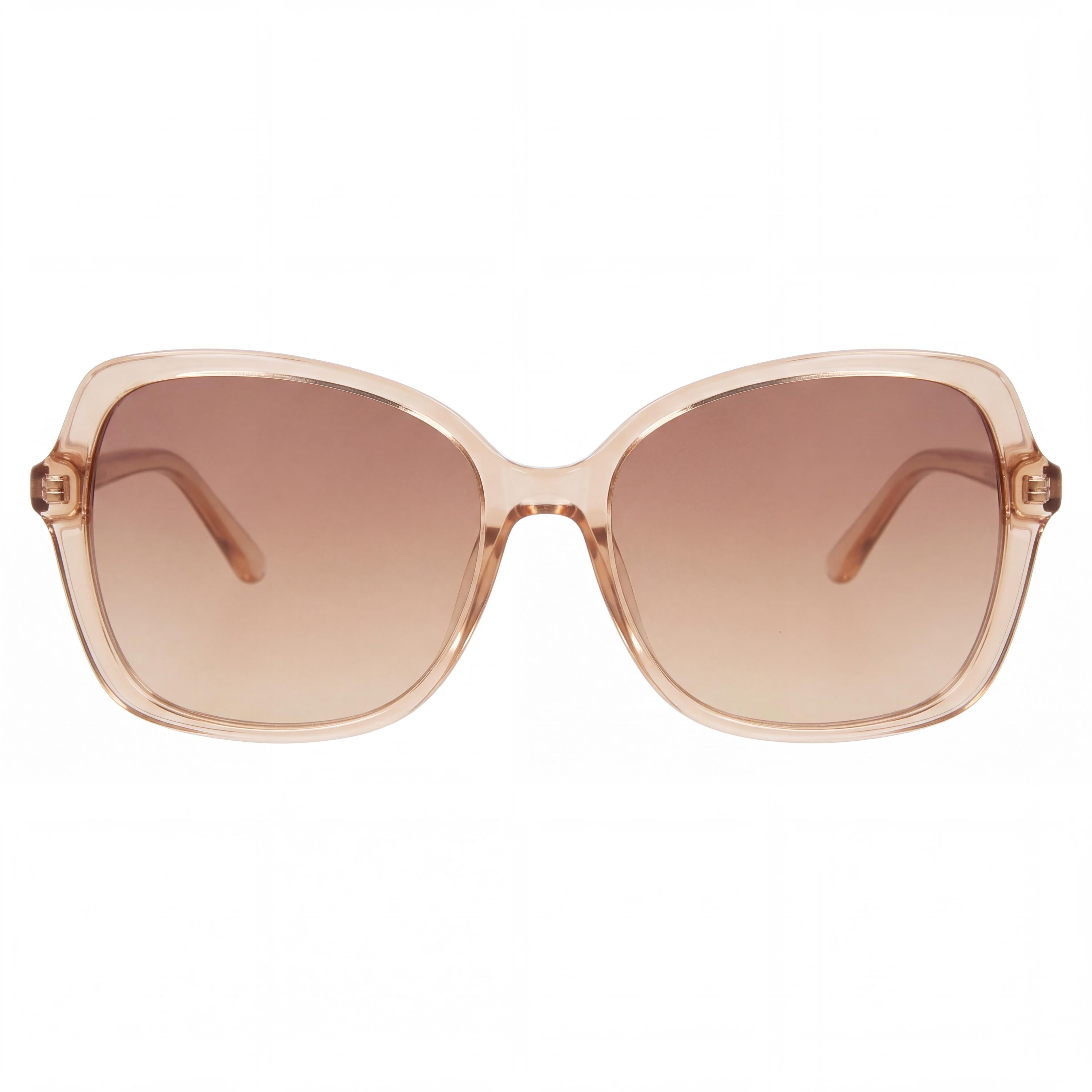 Calvin Klein Beach Pack Collection Ck19561s Unisex Crystal Beige Gradient Brown Recycled Plastic UV Protection Sunglasses 53mm, Photo 2