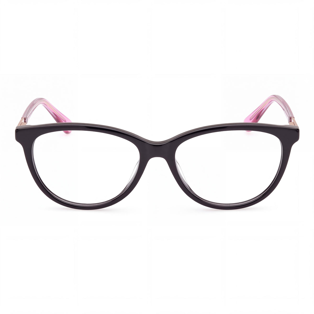 GUESS 9233 Women's Black Plastic Modern Eyeglasses Transparent Non-Polarized Lenses 47-13-135, Photo 2