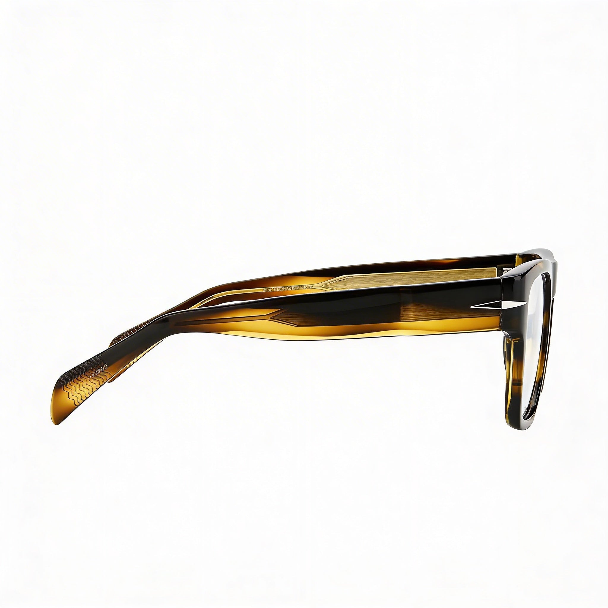 David Beckham Db 7020/Bold Unisex Polycarbonate Lens Eyewear Plastic Striped Brown Frame 51mm, Photo 2