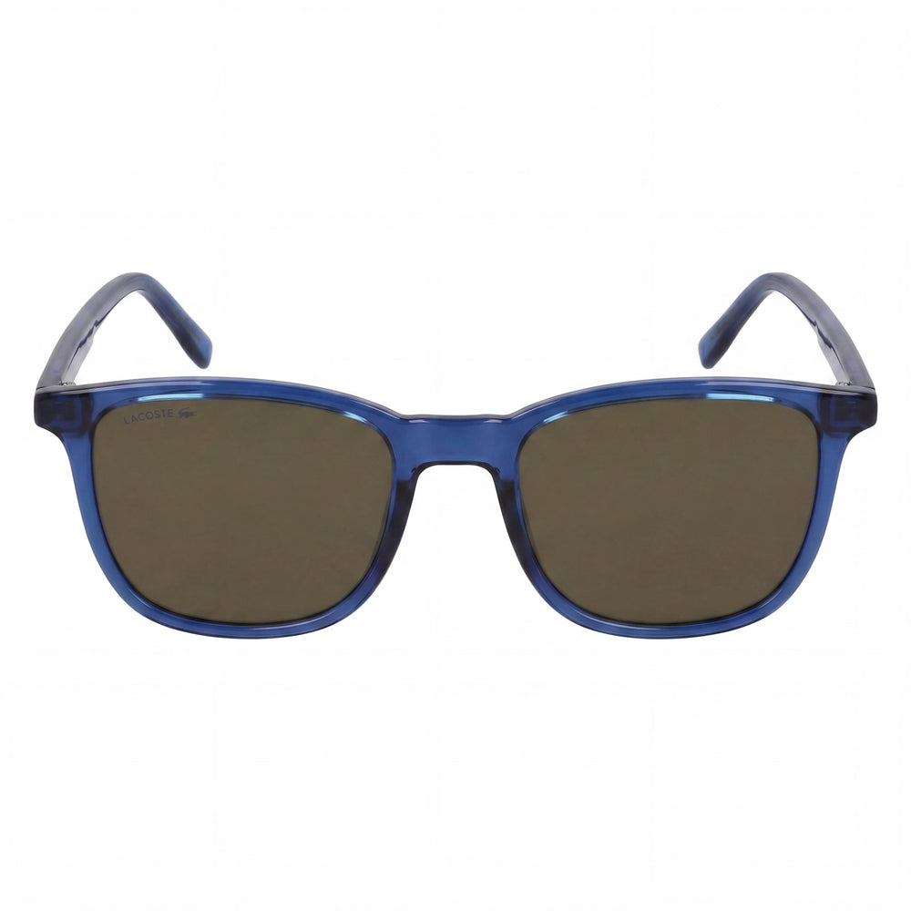 Lacoste Casual Unisex Transparent Blue Injected UV Protection Non-Polarized Sunglasses 53mm