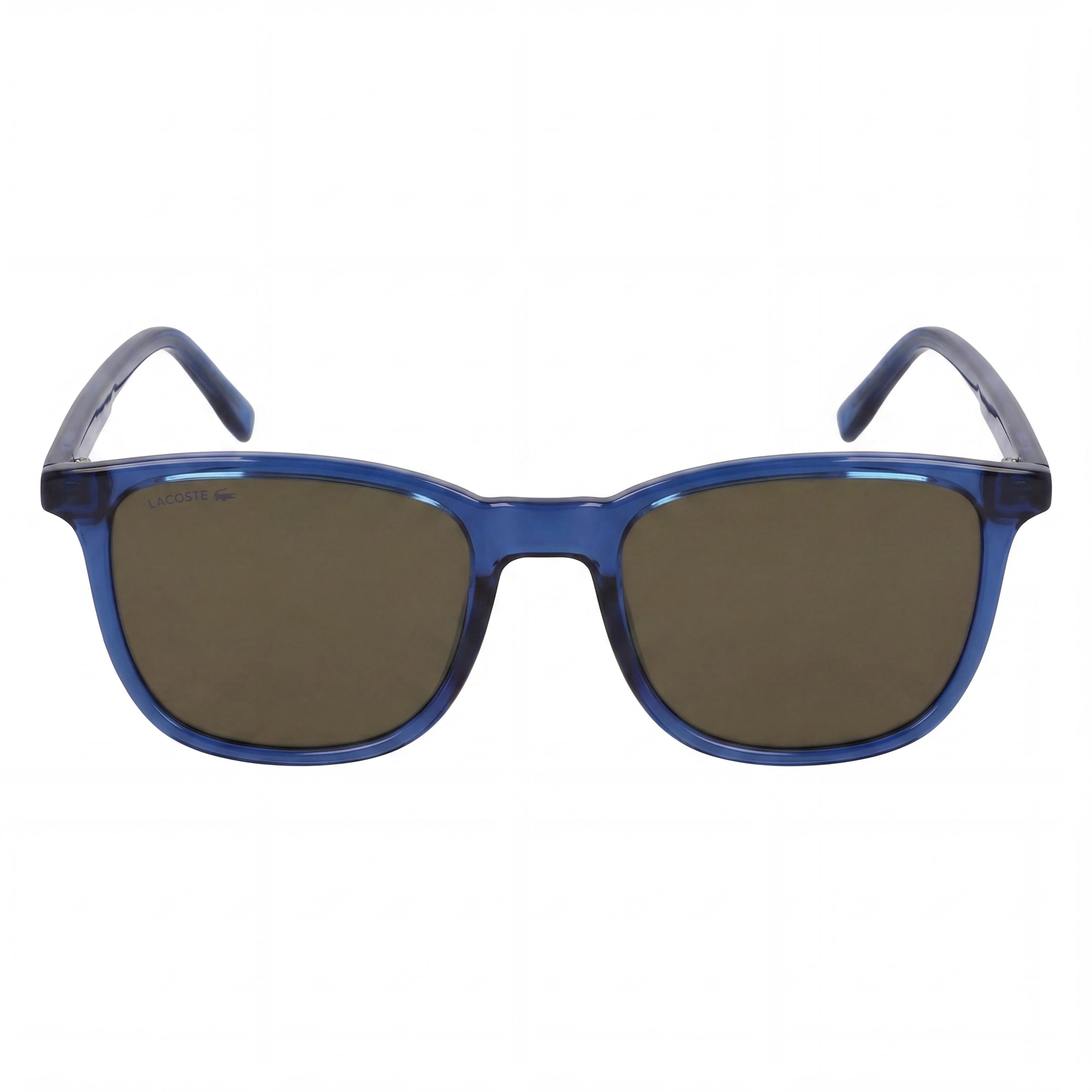 Gafas de sol unisex Lacoste Casual, transparentes, azules, inyectadas, con protección UV, no polarizadas, 53 mm, Photo 2