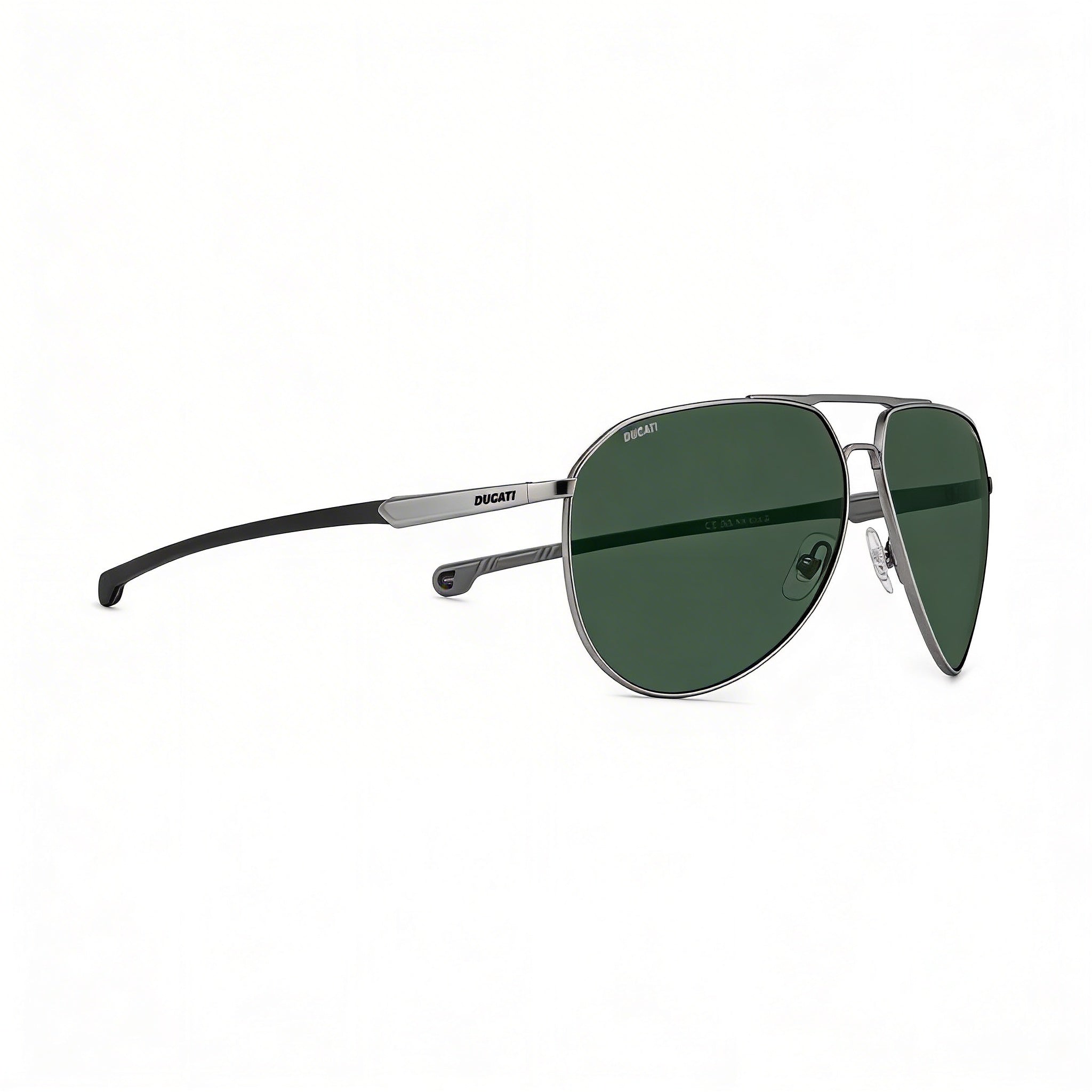 Carrera Ducati Elegante Men's Stainless Steel Matte Dark Ruthenium Green Frame, Matte Dark Ruthenium Lens Non-Polarized Sunglasses 67mm, Photo 3