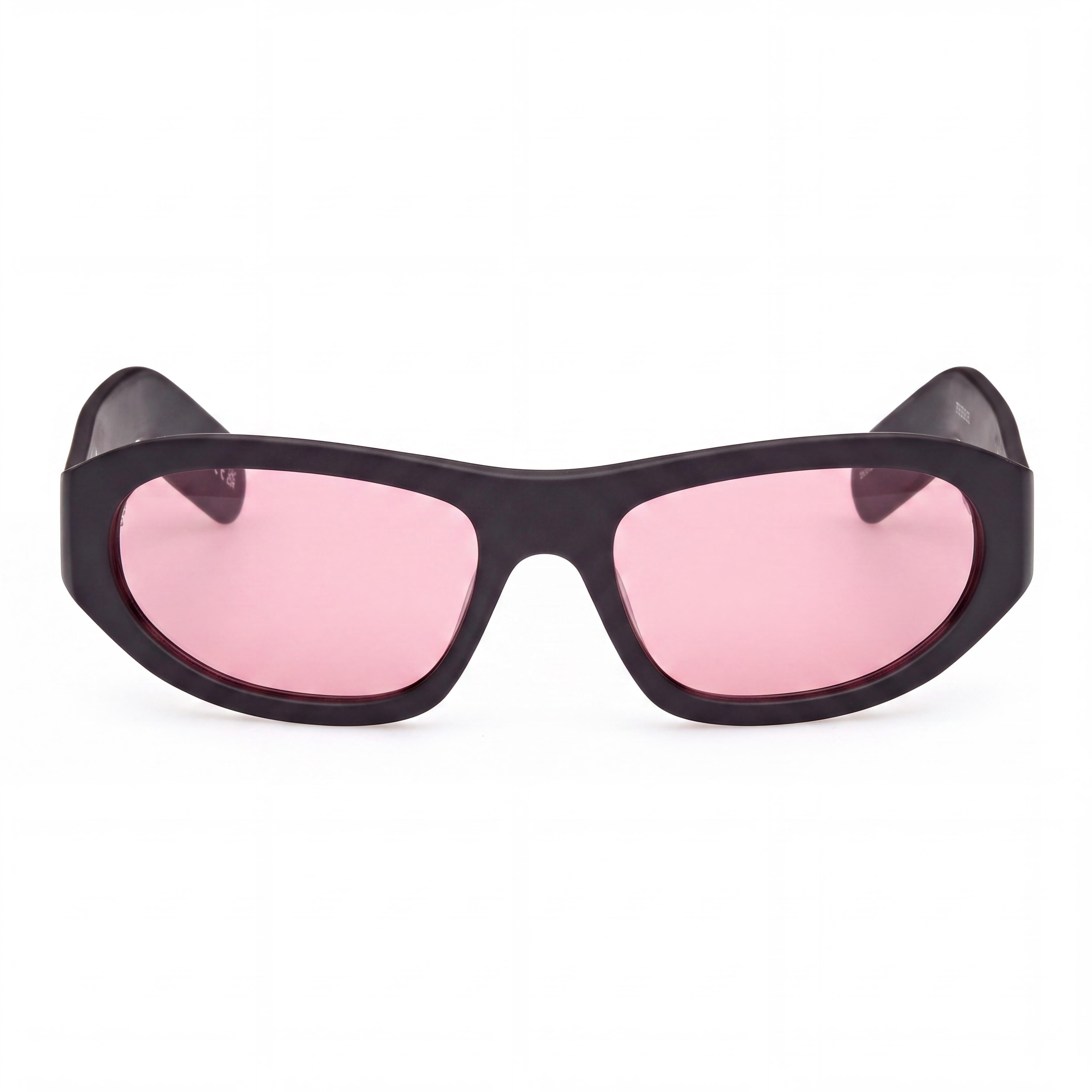 adidas Originals Mid-Century Modern Unisex Sunglasses with Matte Black Acetate Frame and Violet Lenses 57mm, Photo 2