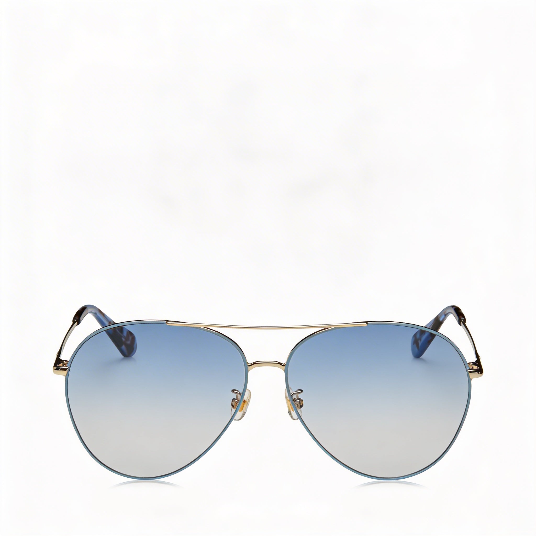 Kate Spade New York Carolane/F/S Women's Metal Blue Gold Blue Lens Pilot Asian Fit UV Protection Sunglasses 61mm, Photo 3