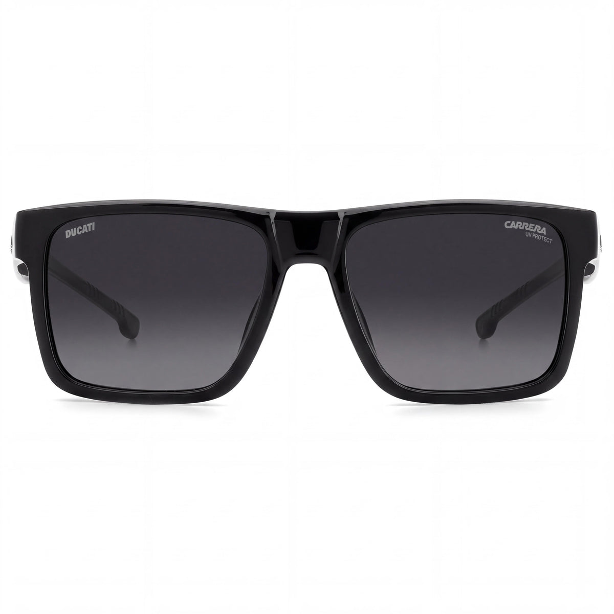 Carrera Ducati 021/s Women's Classic Plastic Black Shaded Frame Matte Black Lens Sunglasses 55mm, Photo 2